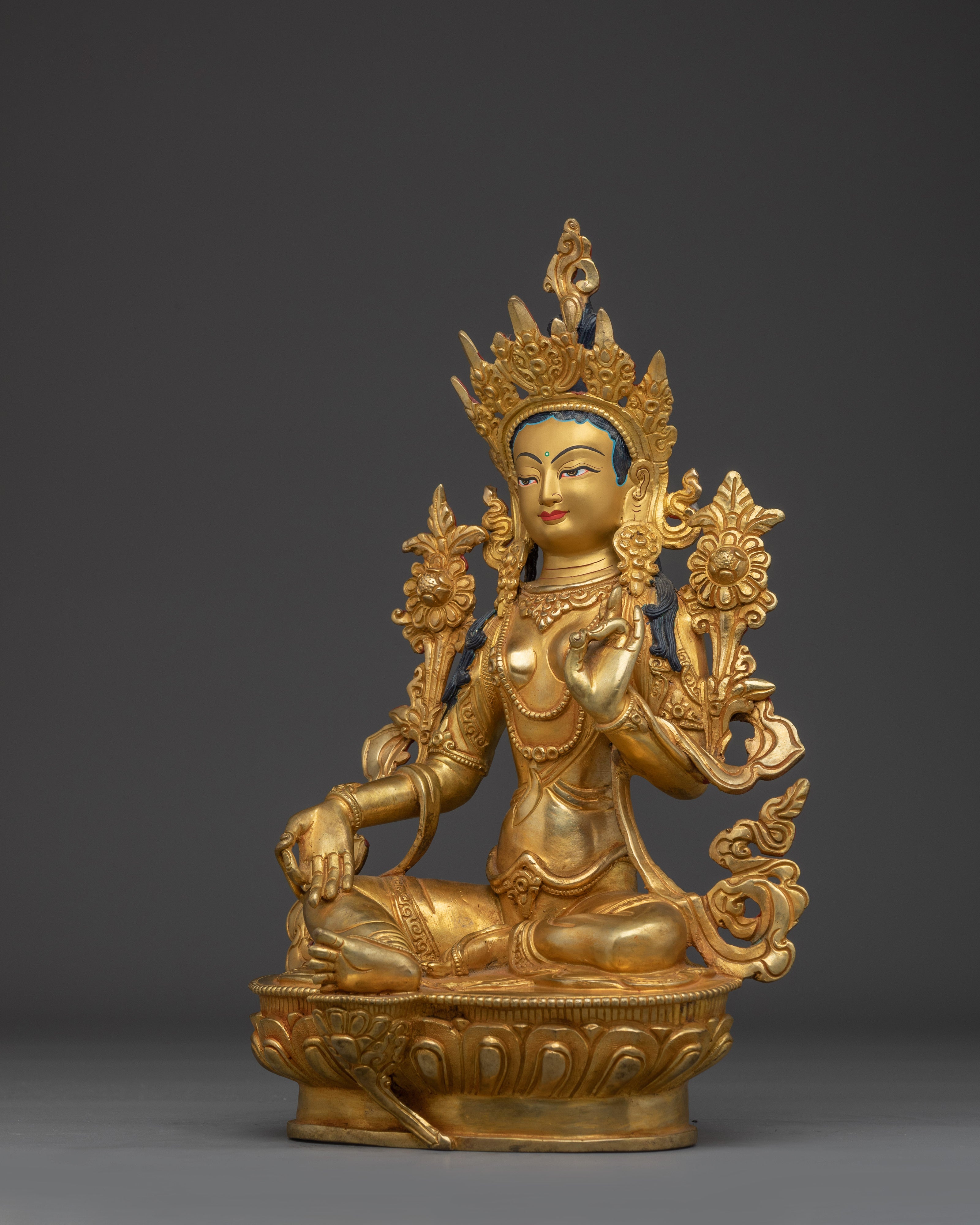 Youthful Energy of Green Tara Artwork | Shyama Tara - Mother of All Buddhas