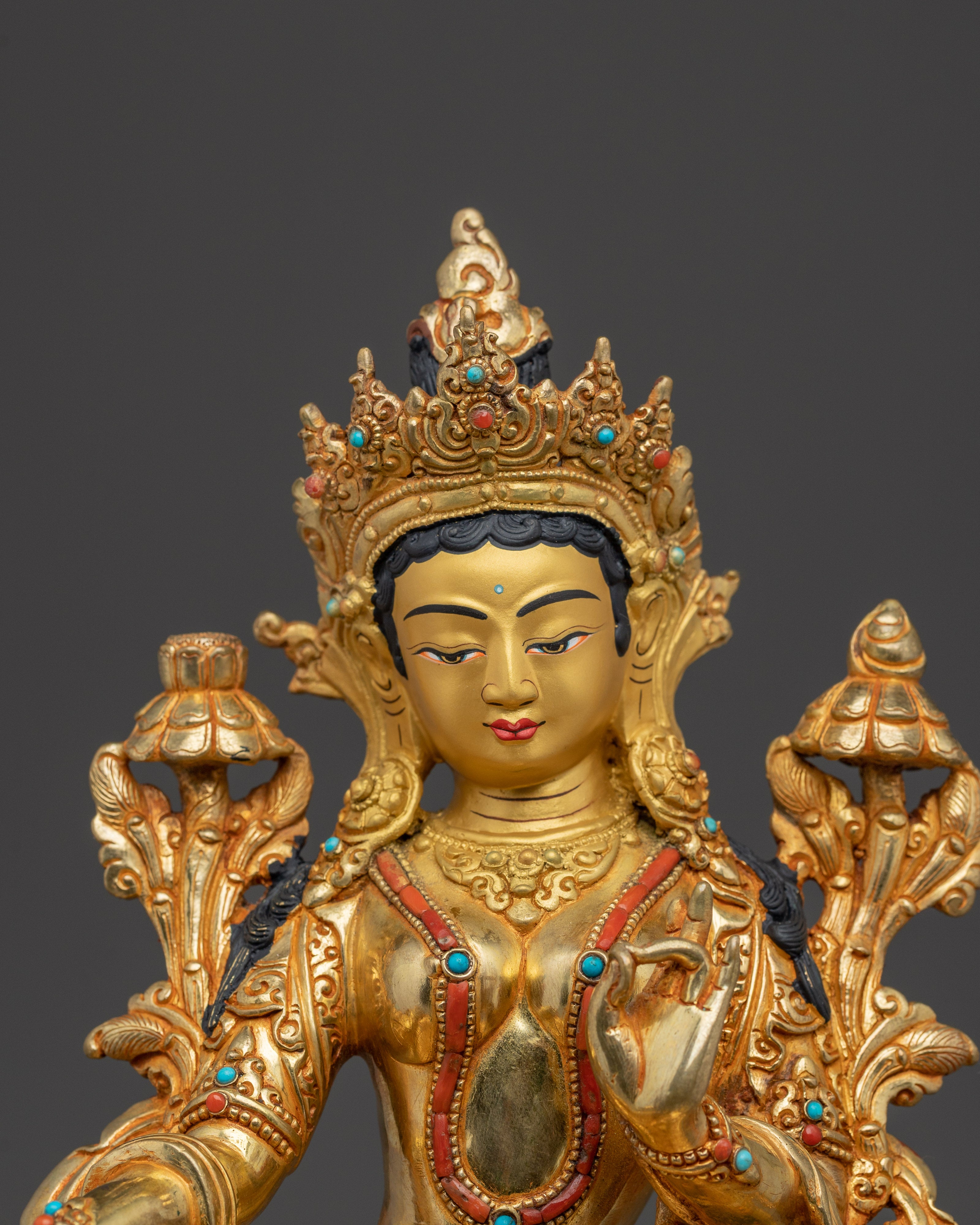 Sacred Feminine Artwork of Green Tara | Bodhisattva of Compassion