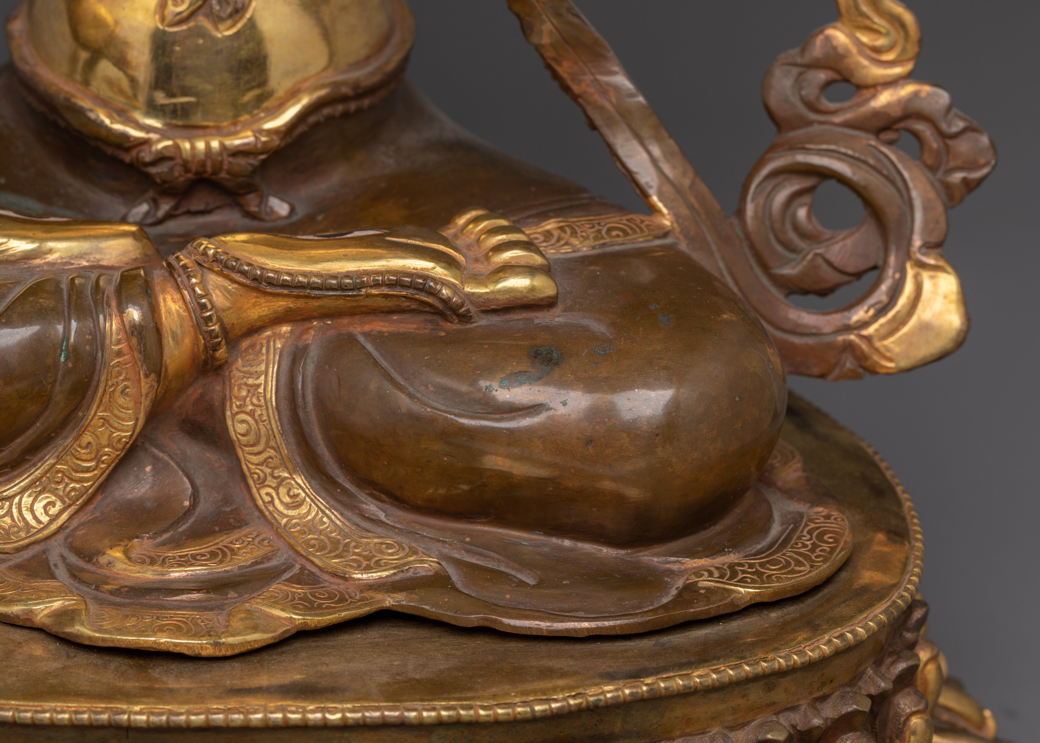 Golden Sita Tara Tibetan Deity Art | White Tara - Healing Deity