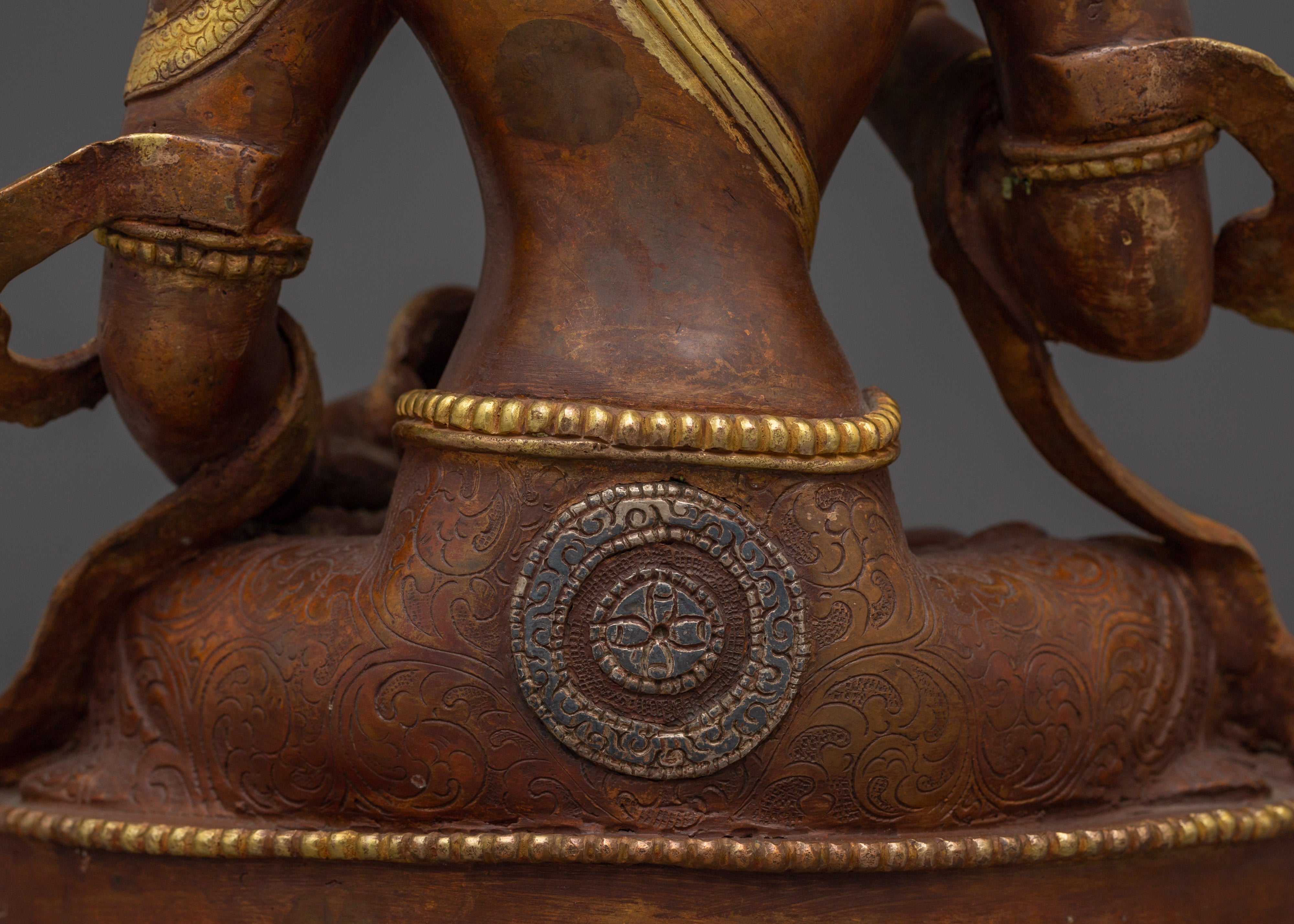 Golden Guru Vajrasattva Sacred Deity | Guardian of Enlightenment