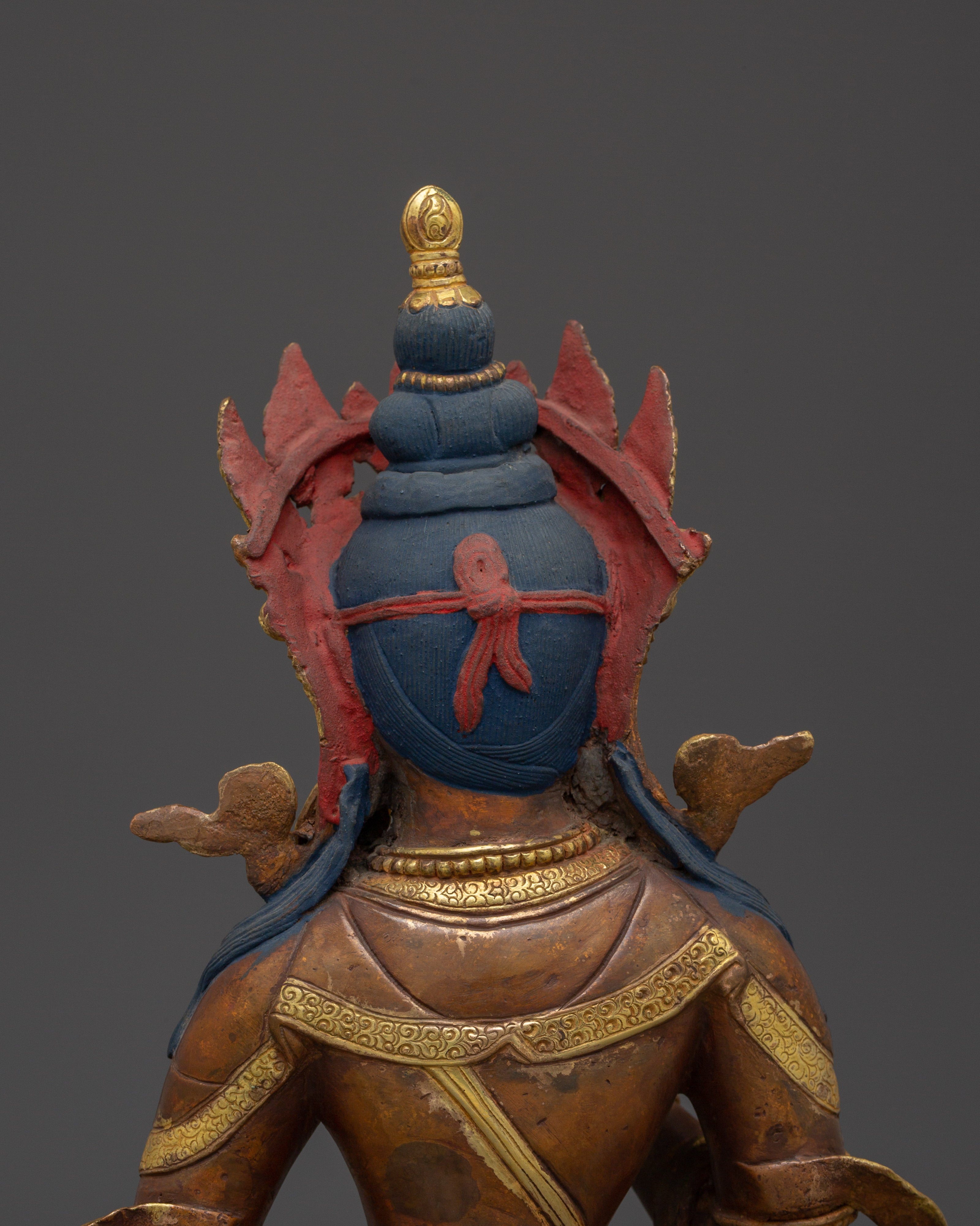 Golden Guru Vajrasattva Sacred Deity | Guardian of Enlightenment