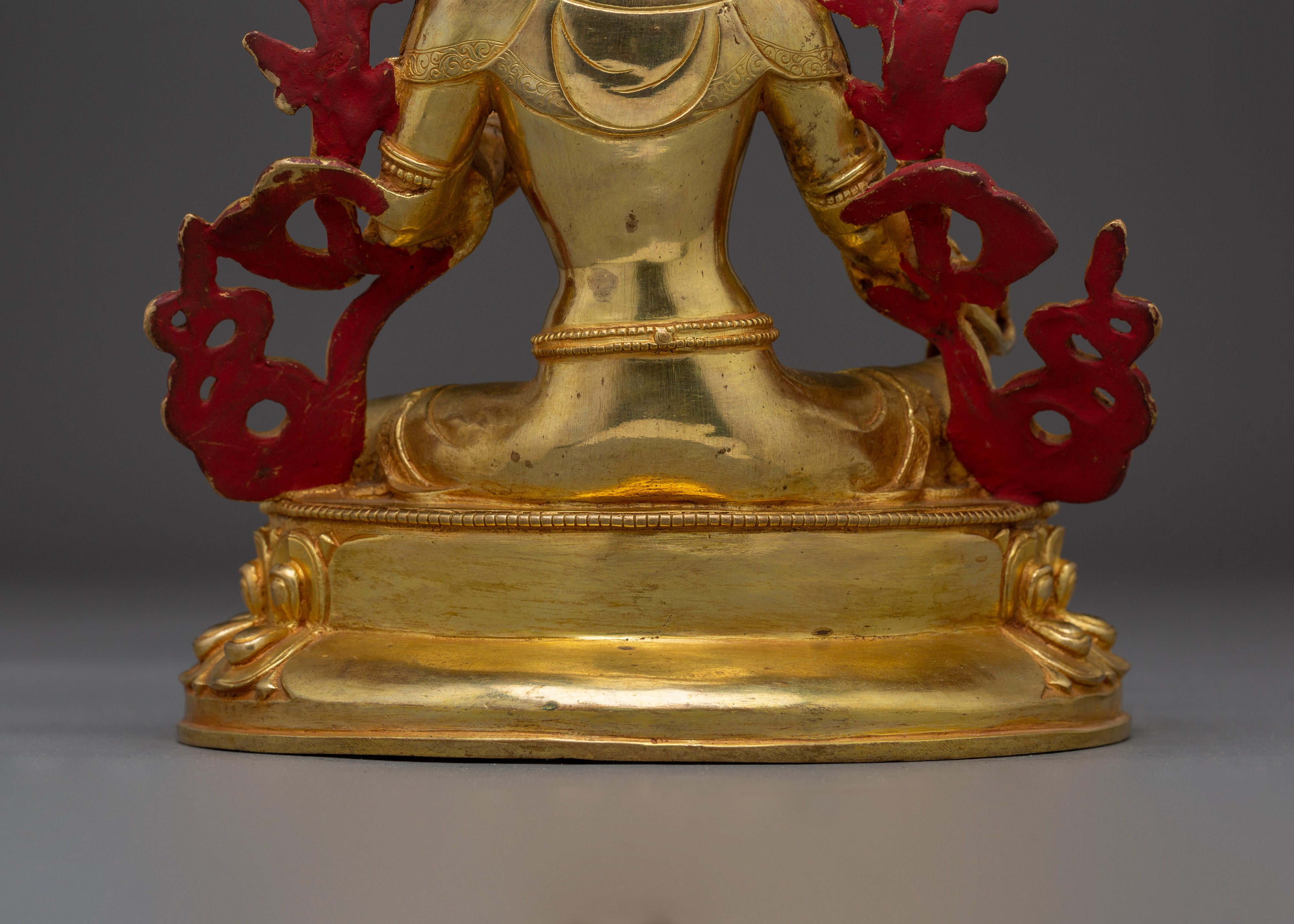 Majestic Shyama Tara Figurine - Mother of All Buddha | Green Tara Sculpture