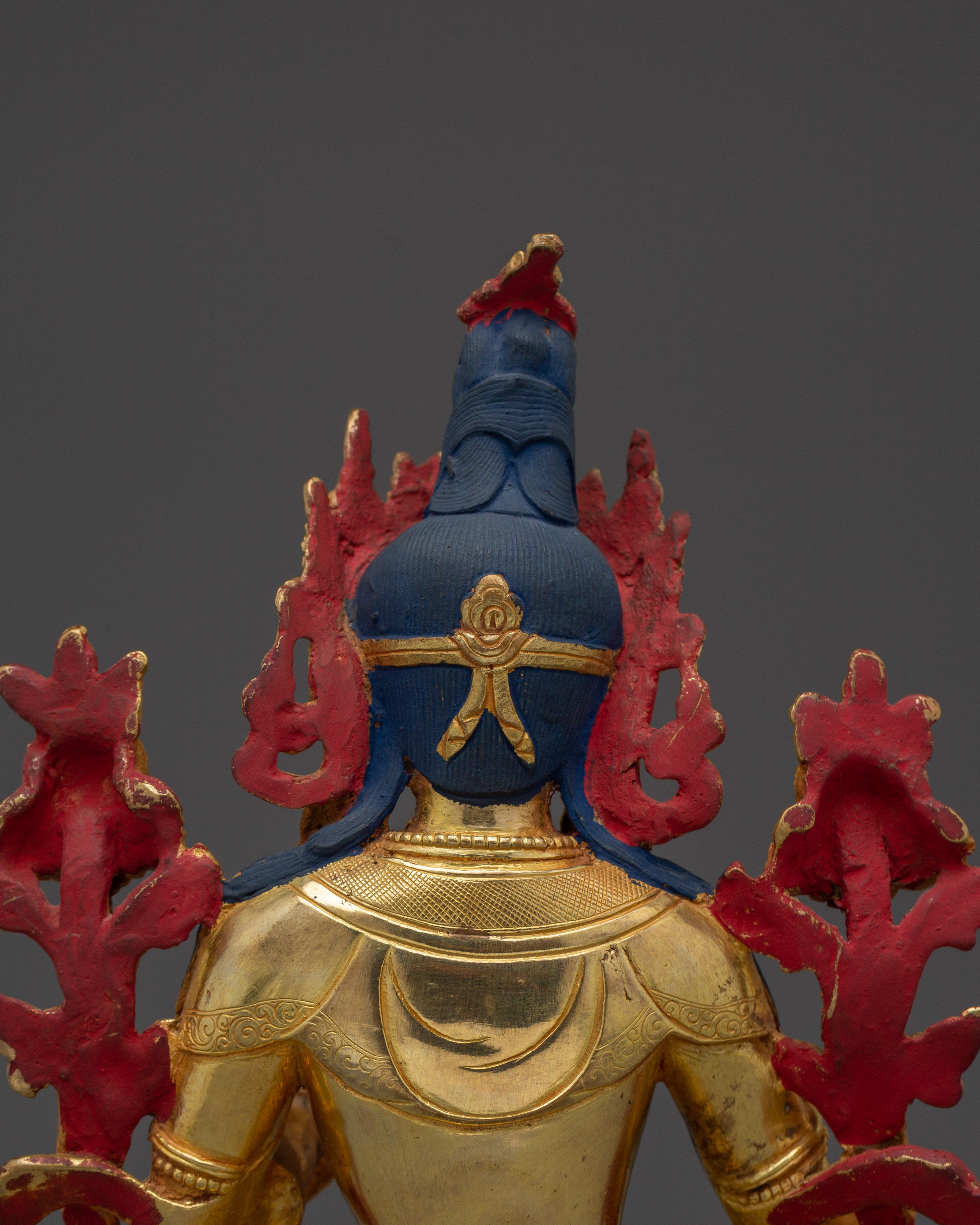 Majestic Shyama Tara Figurine - Mother of All Buddha | Green Tara Sculpture