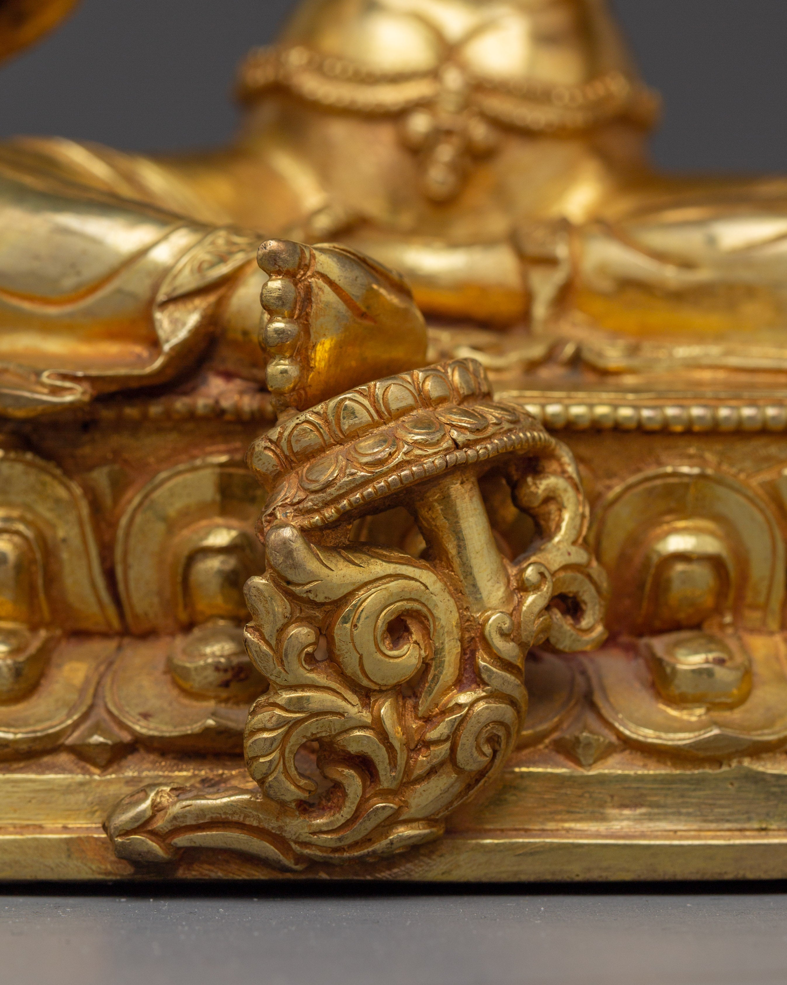 Majestic Shyama Tara Figurine - Mother of All Buddha | Green Tara Sculpture