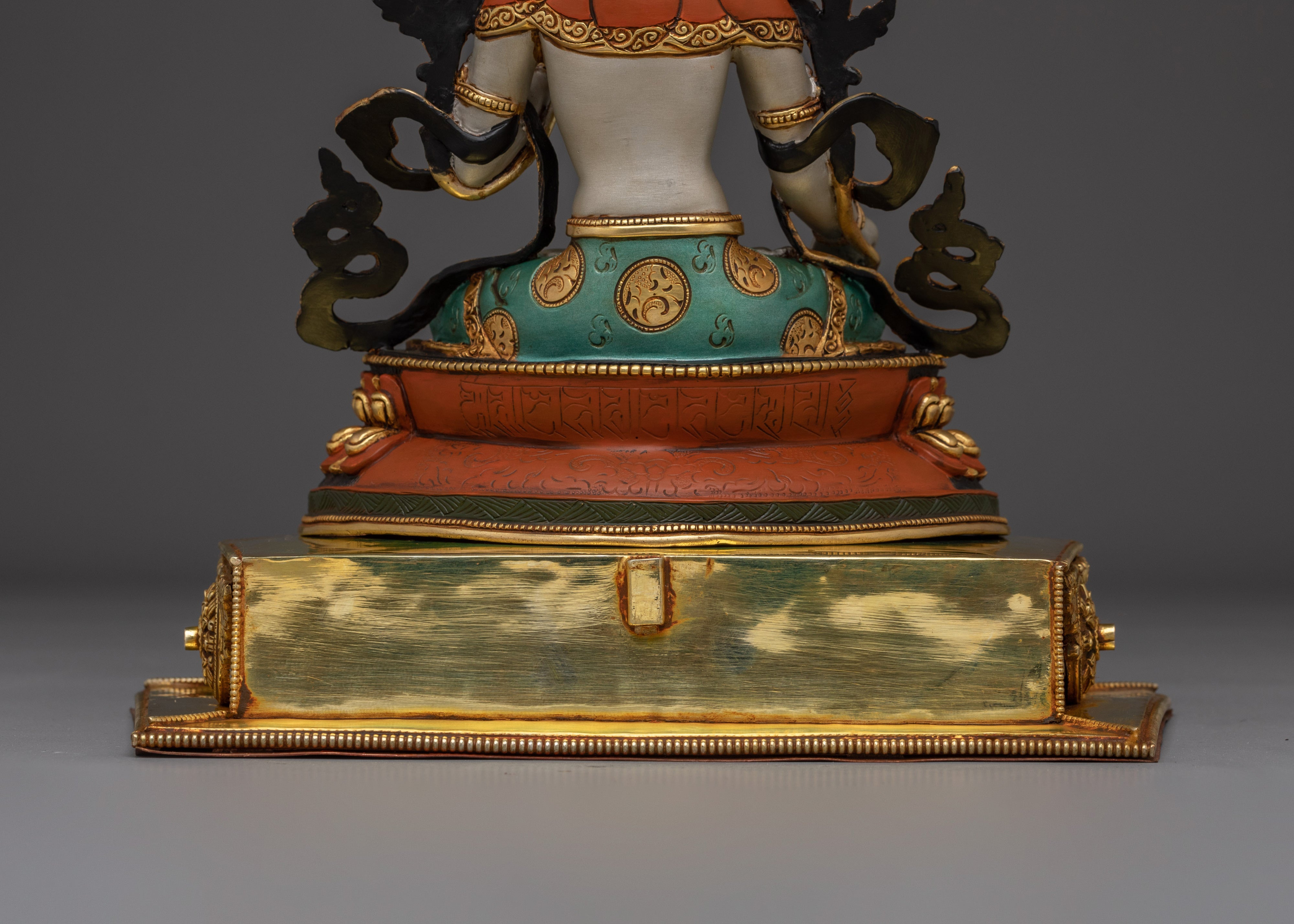 Peaceful Sita Tara Tibetan Deity Artwork | White Tara - Healing Deity