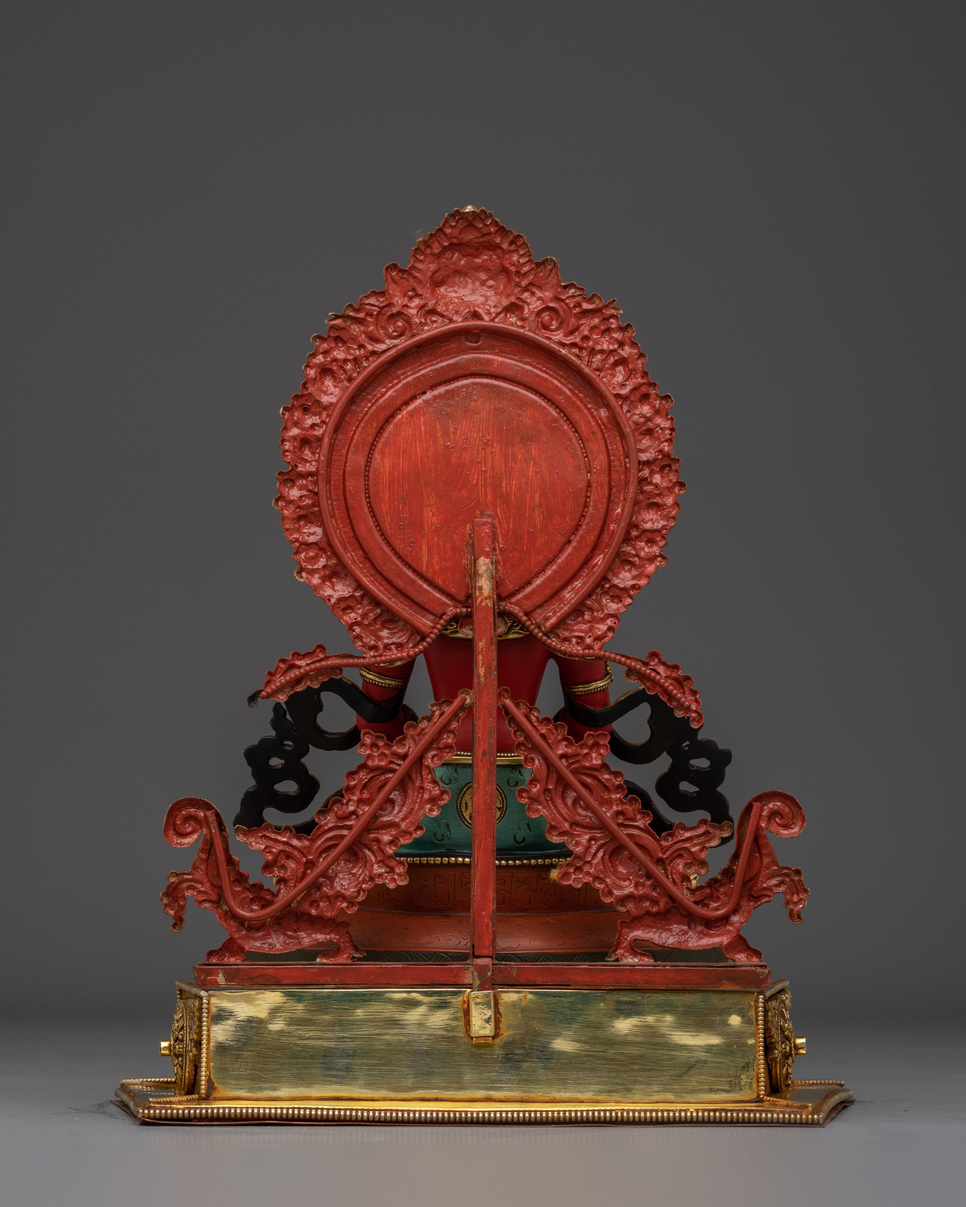 Amitayus on Throne Statue | Long Life Blessing