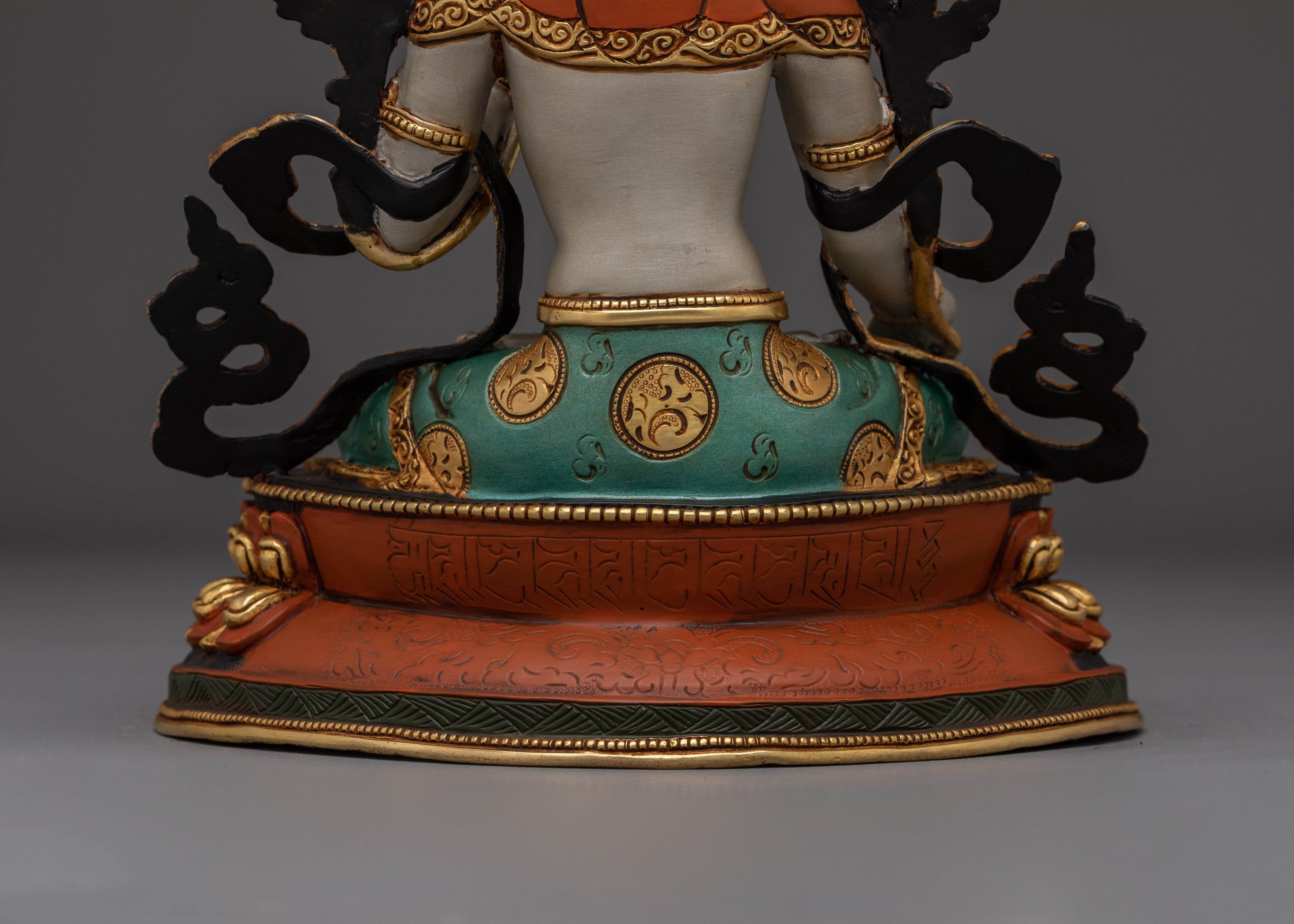 Handmade Sita Tara Tibetan Deity Artwork | Green Tara Himalayan Artwork