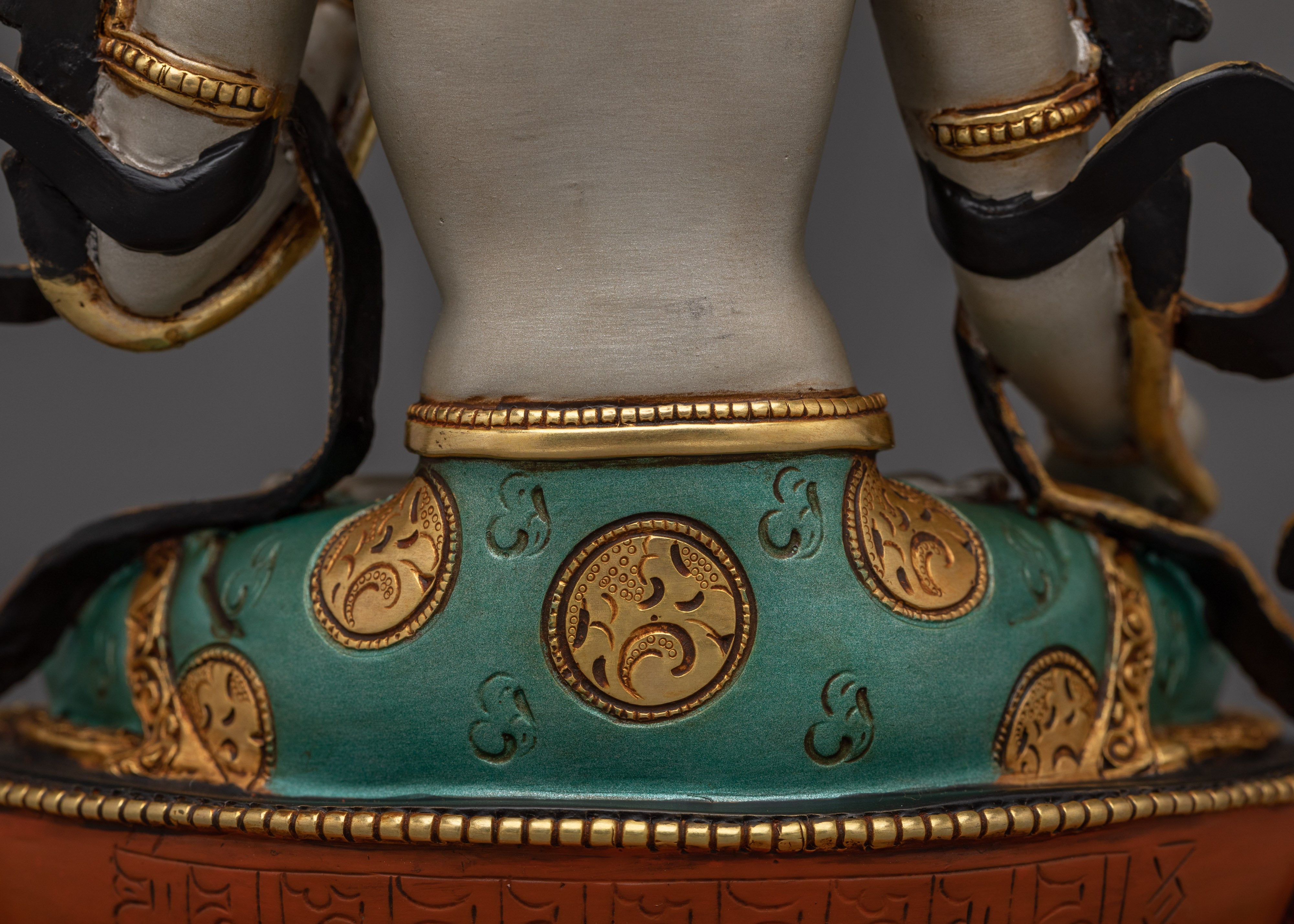 Handmade Sita Tara Tibetan Deity Artwork | Green Tara Himalayan Artwork