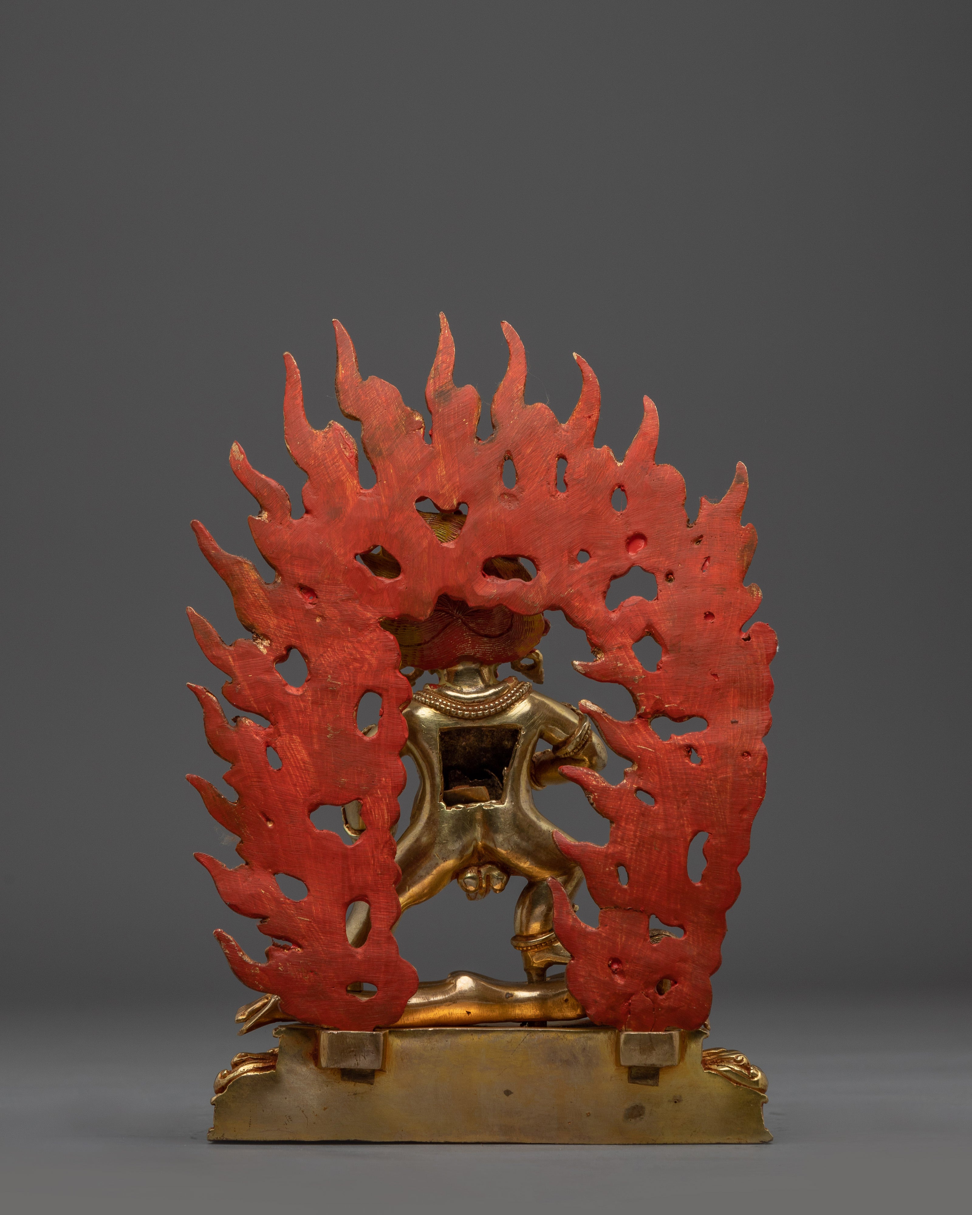 Buddhist Wealth Deity Black Dzambhala Statue | Guardian of the Wealth