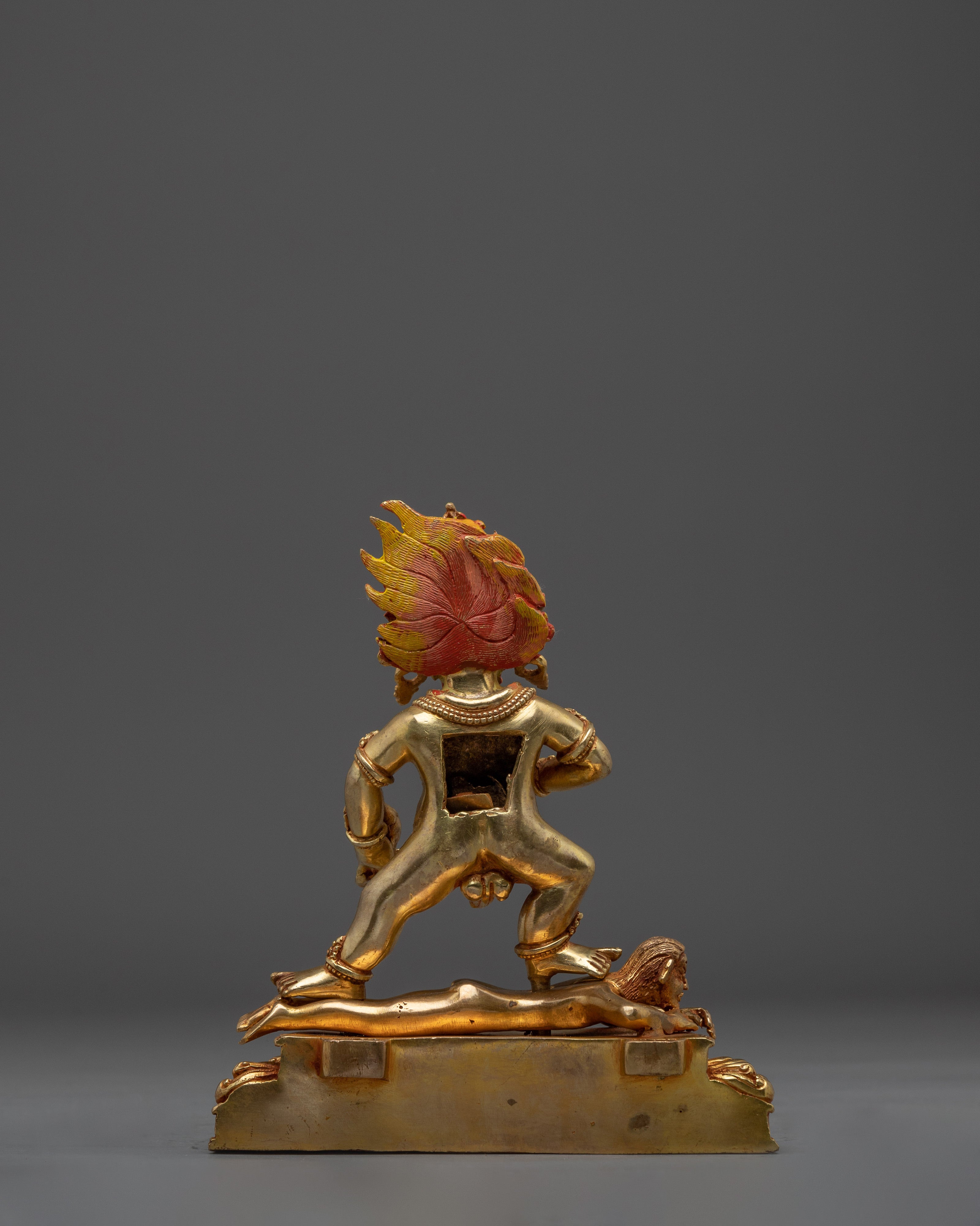 Buddhist Wealth Deity Black Dzambhala Statue | Guardian of the Wealth