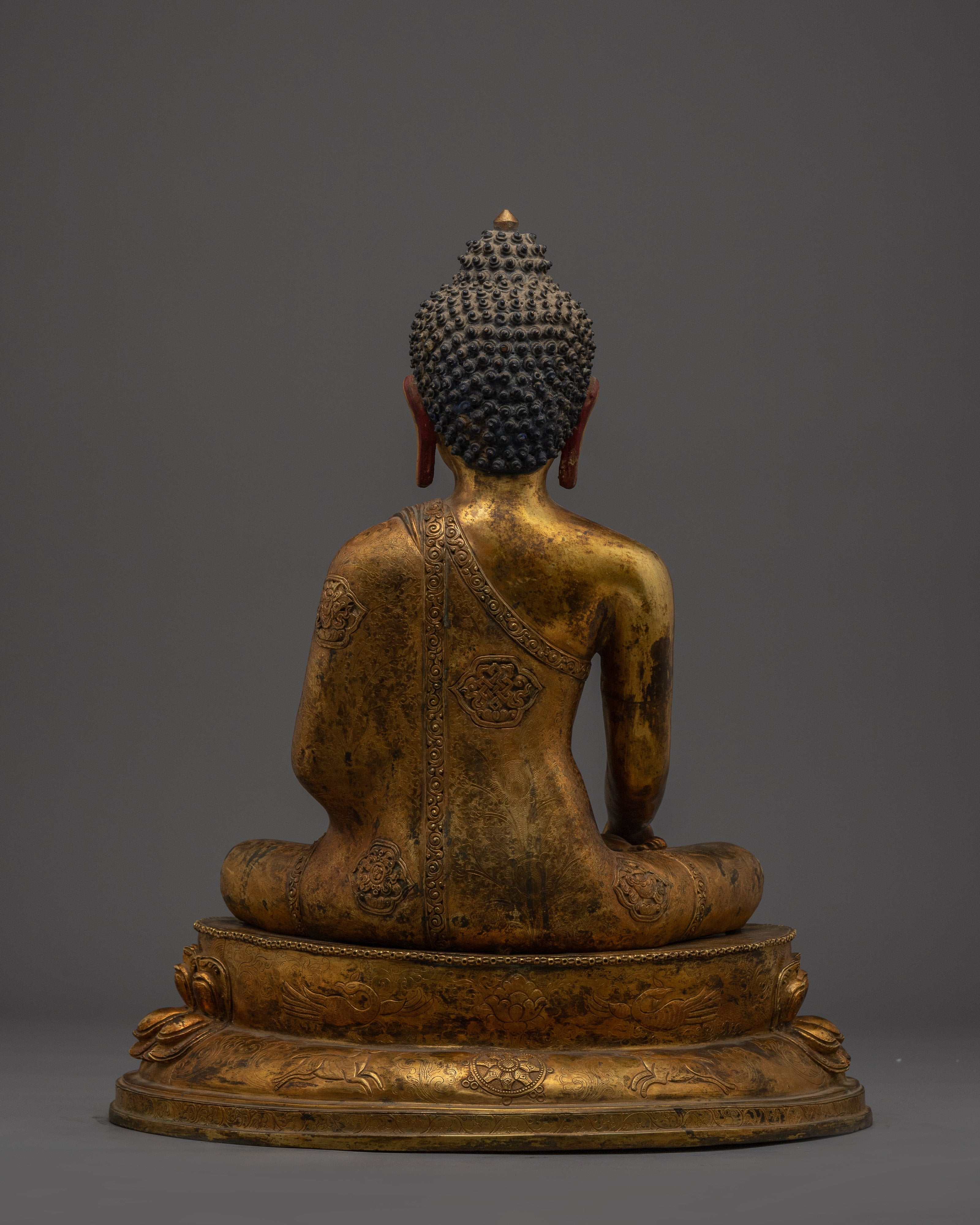 Handmade Copper Shakyamuni Buddha Art | Meditation Altar Decor