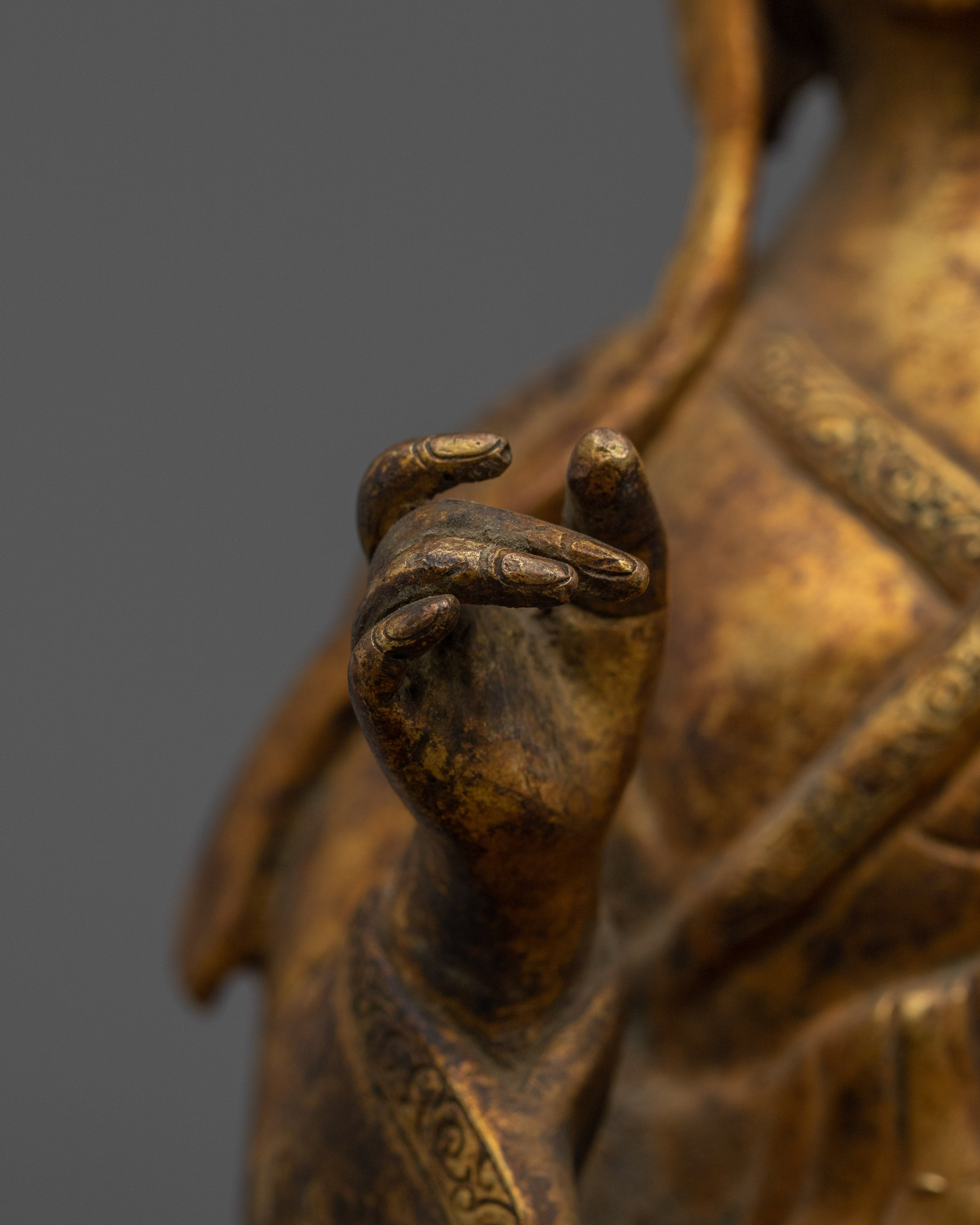 Copper Kshitigarbha Statue | Bodhisattva of Great Vows