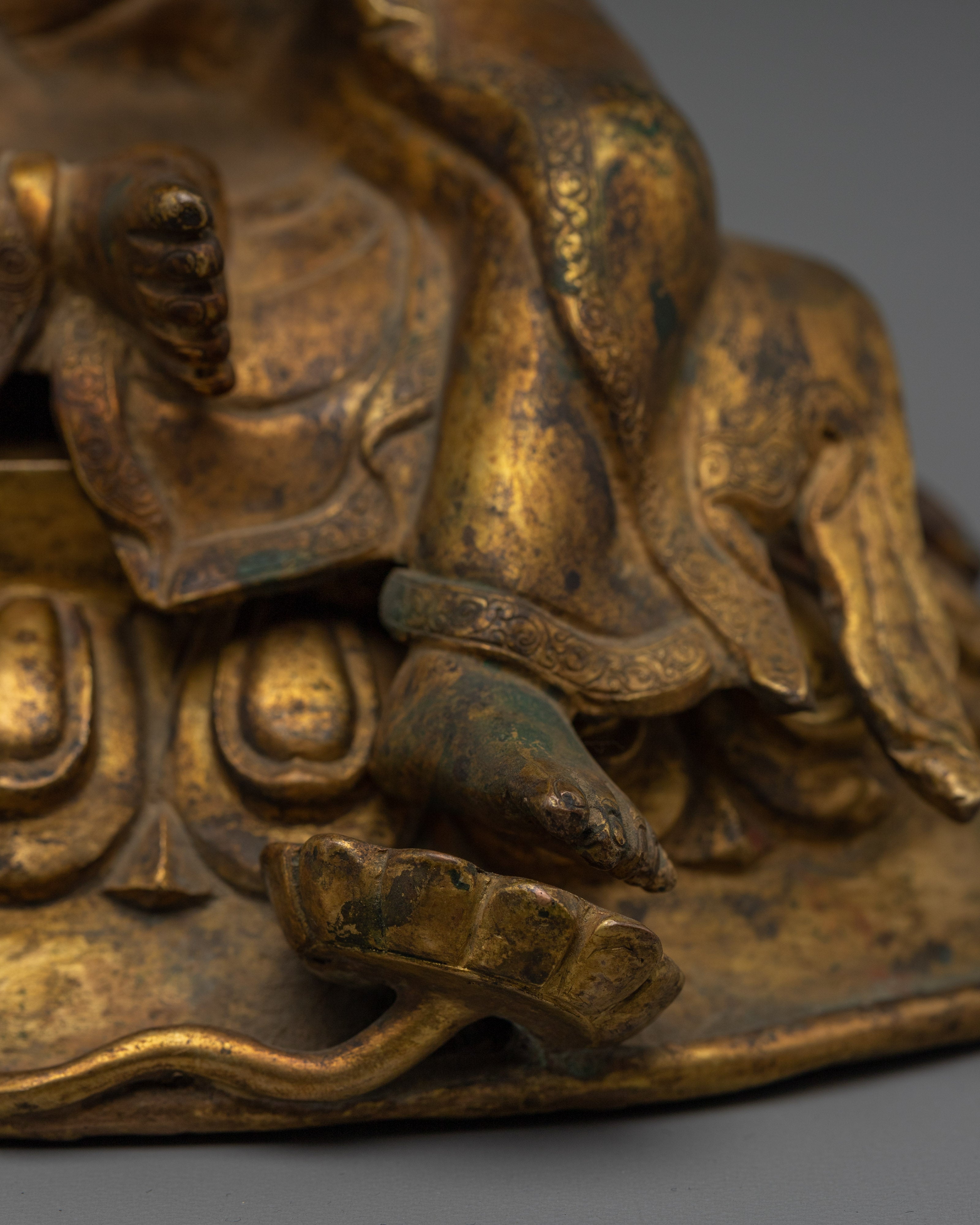 Copper Kshitigarbha Statue | Bodhisattva of Great Vows