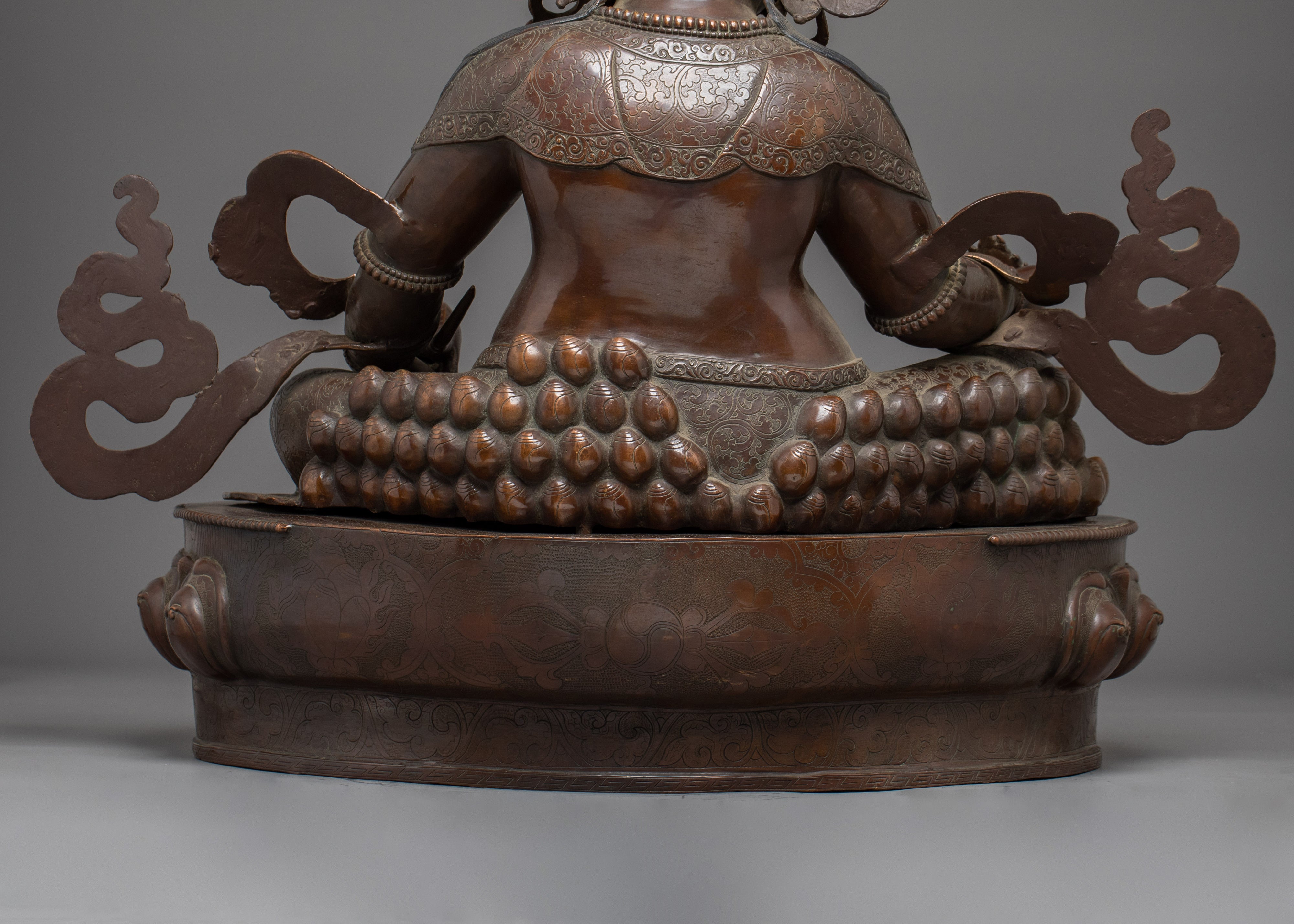 Oxidized Wealth Lord Dzambhala | Guardian of Prosperity