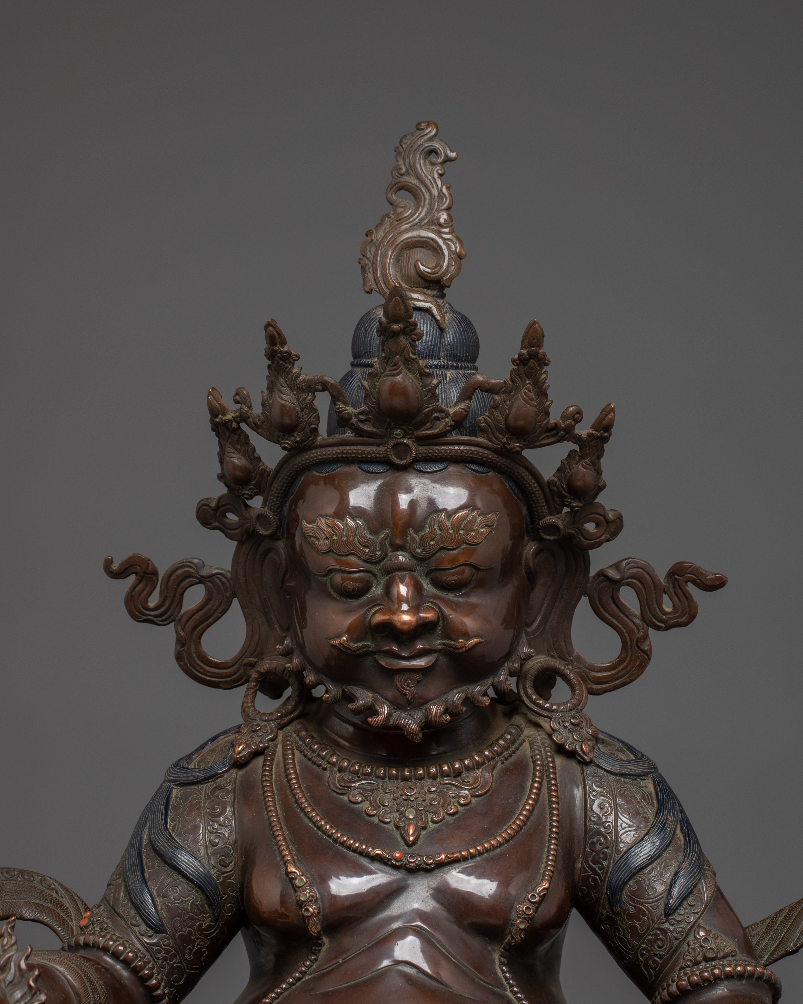 Oxidized Wealth Lord Dzambhala | Guardian of Prosperity