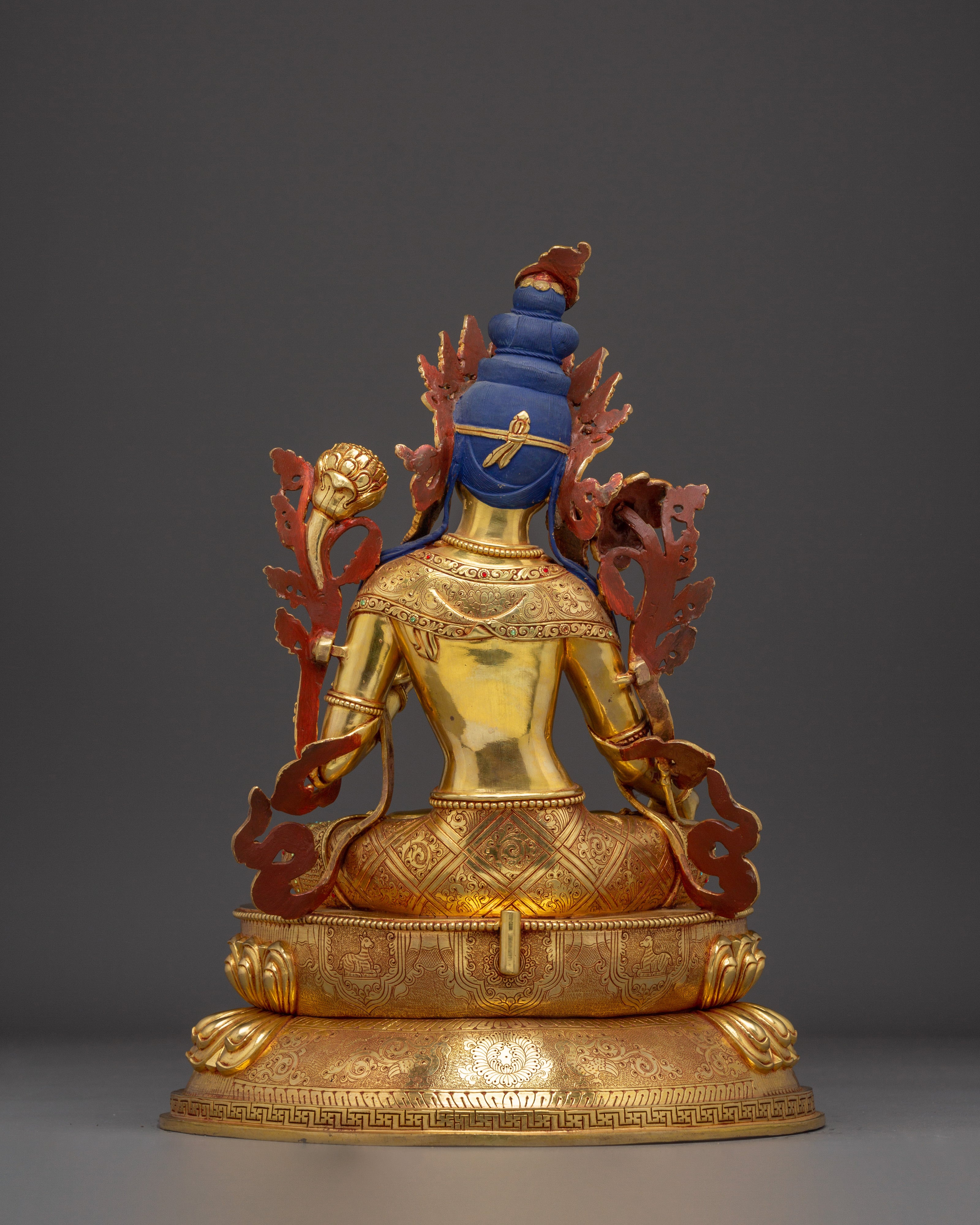 Serene White Tara Copper Sculpture | Sita Tara Himalayan Artwork