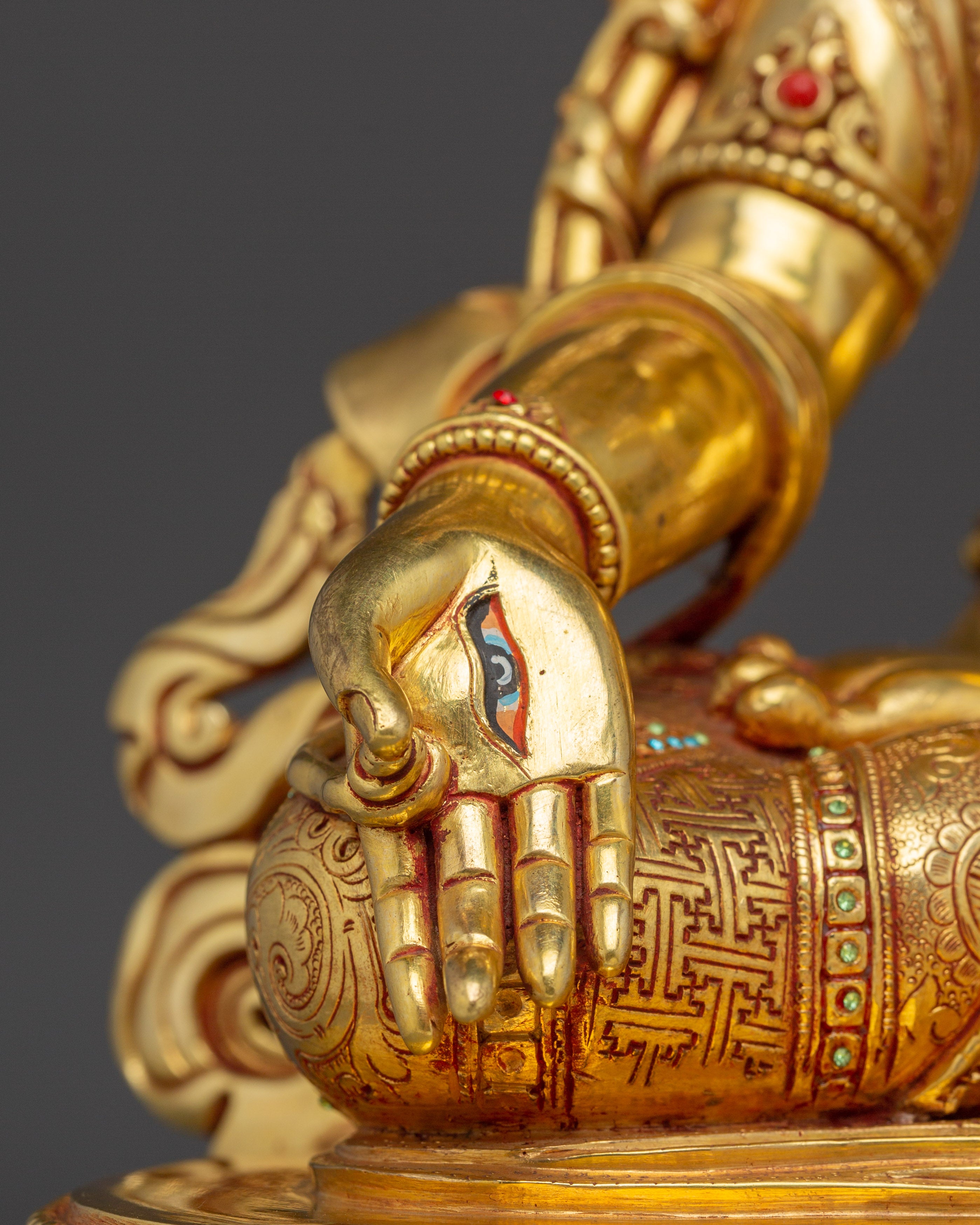 Serene White Tara Copper Sculpture | Sita Tara Himalayan Artwork