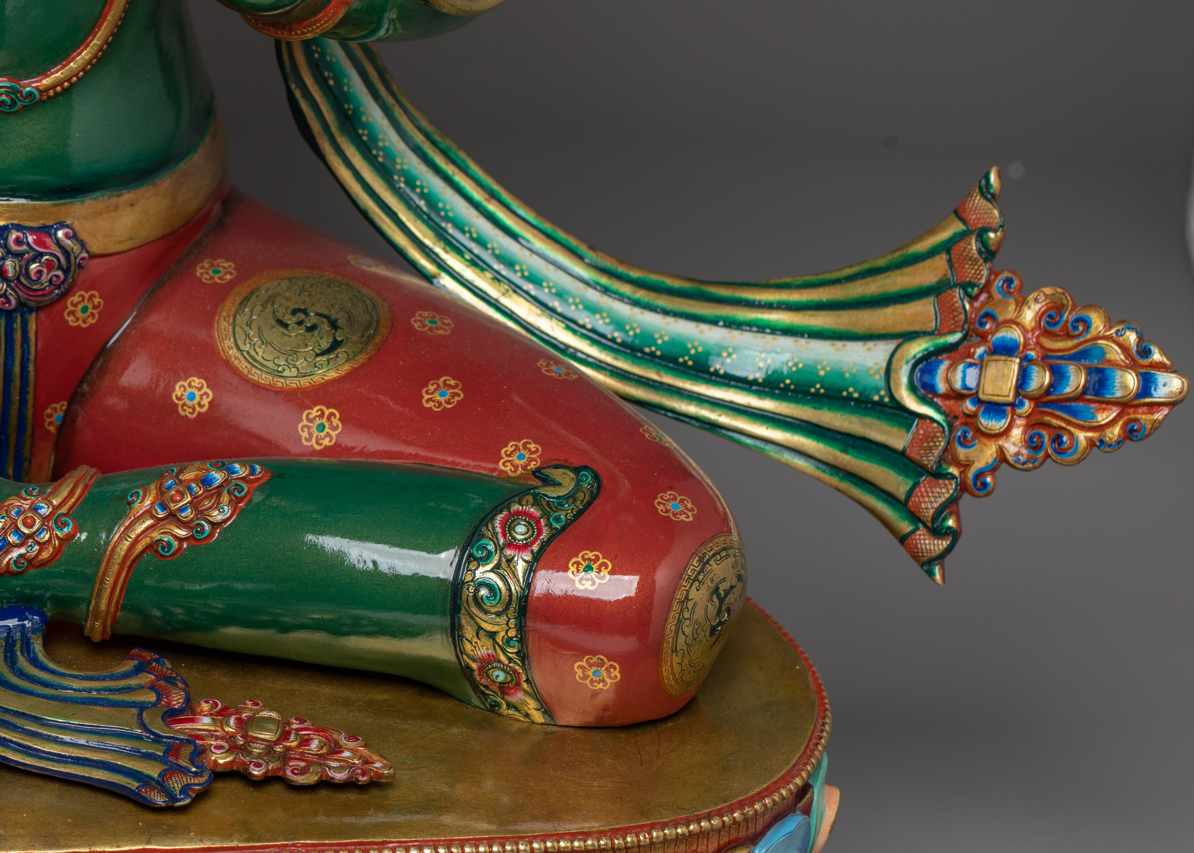 Colorful Female Deity Green Tara | Mother of All Buddhas