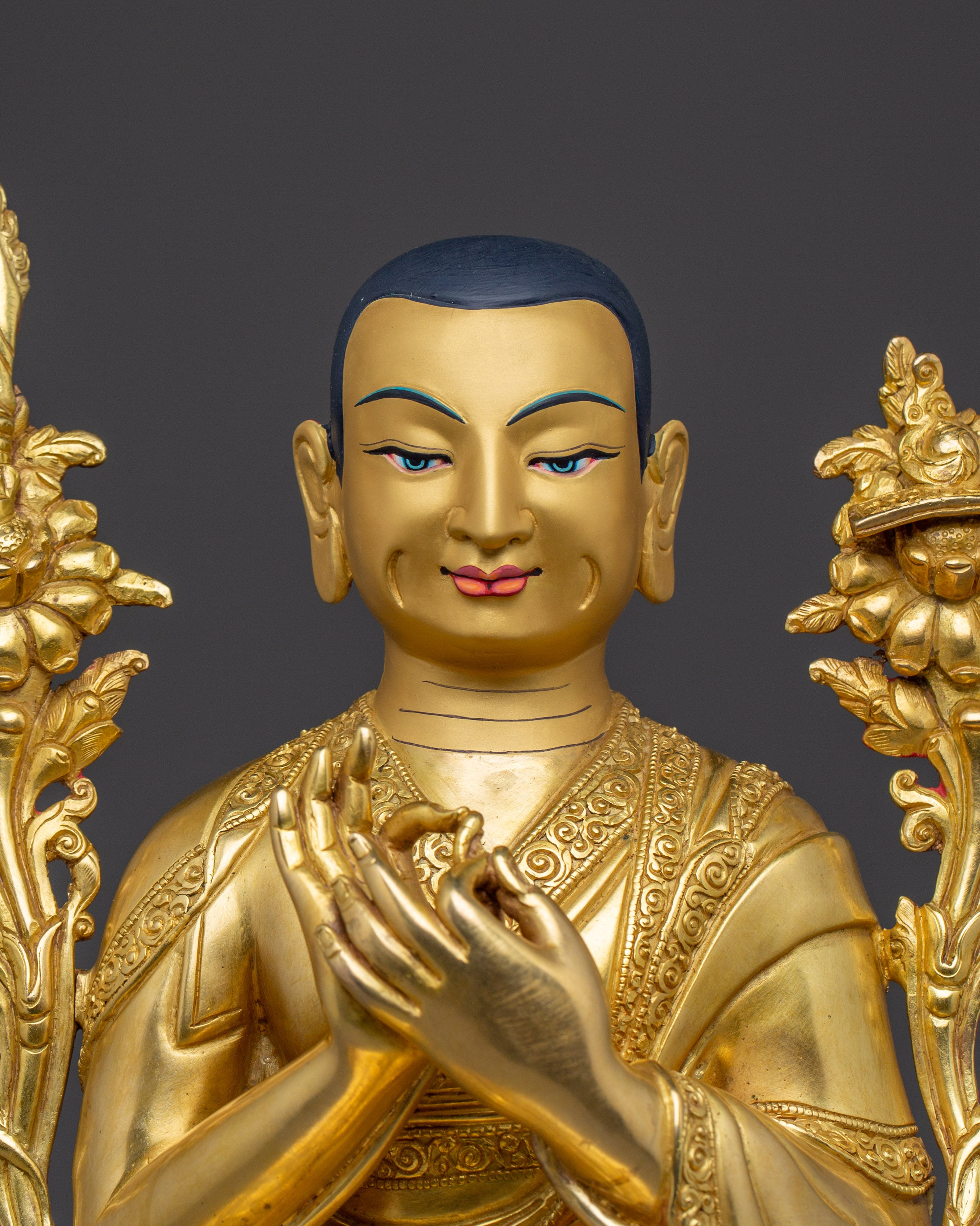 Tibetan Lama Trio | Je Tsongkhapa with Disciples