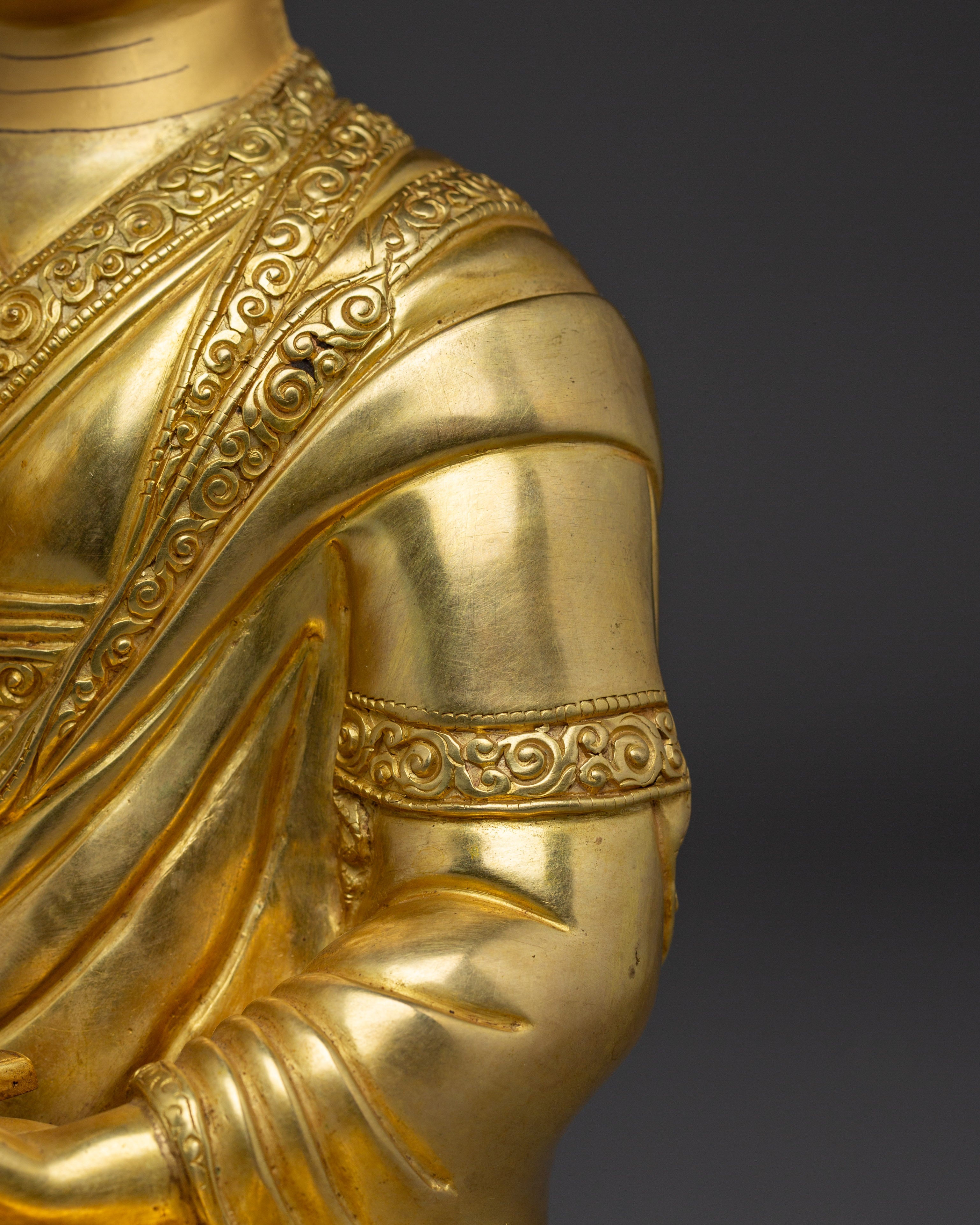 Tibetan Lama Trio | Je Tsongkhapa with Disciples