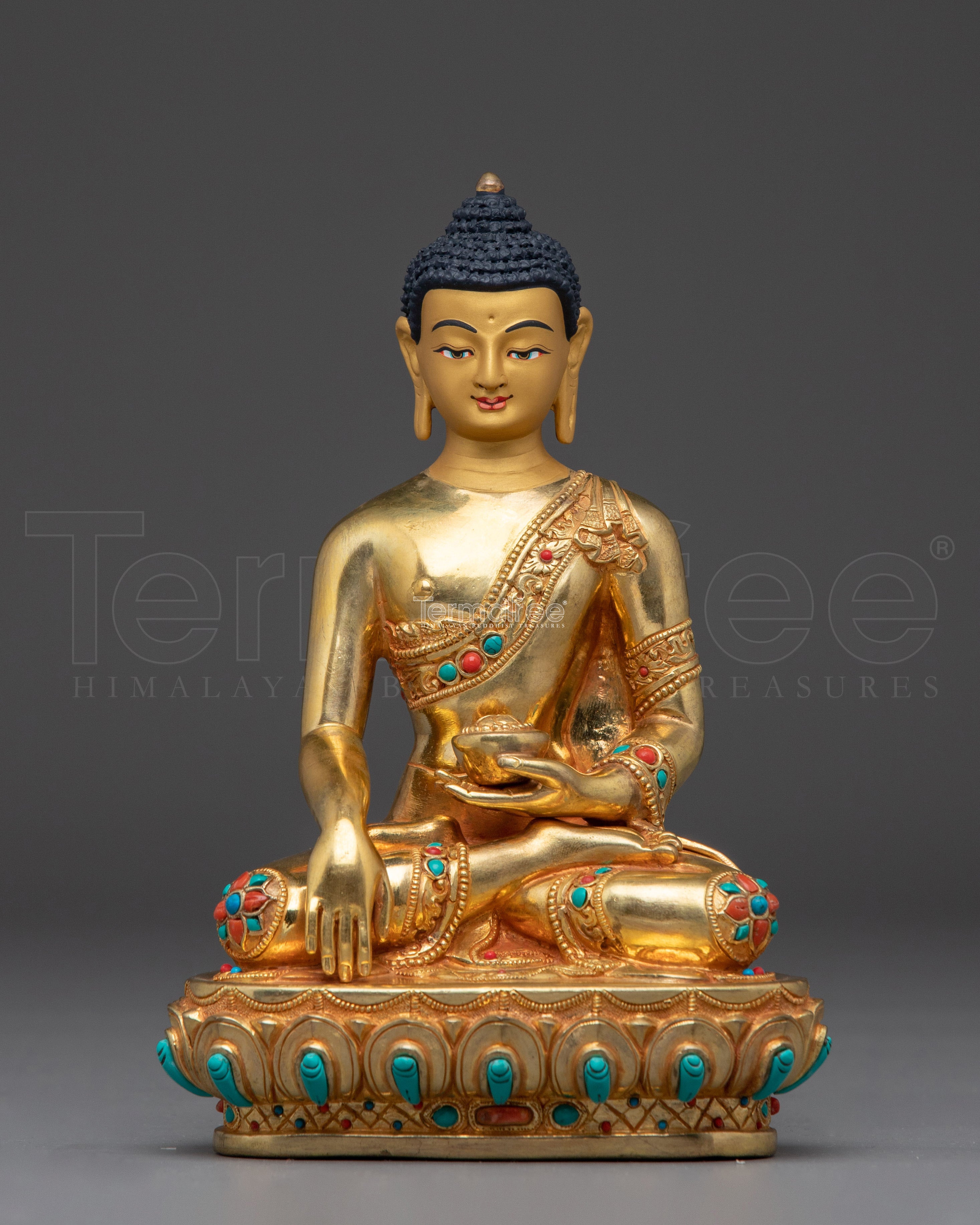 Handmade Copper Artwork Shakyamuni Buddha Statue | Perfect for Spiritual Spaces
