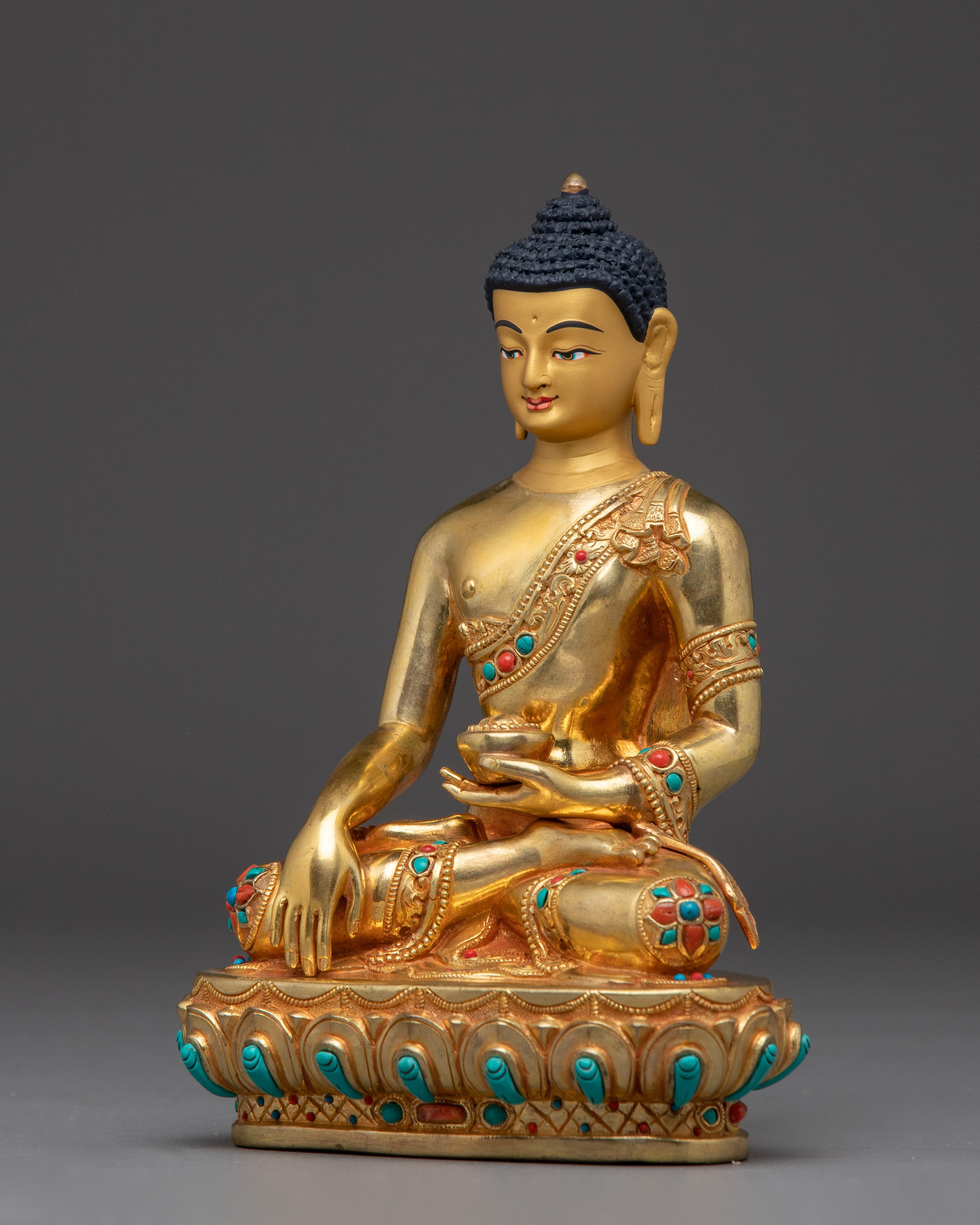 Buddhist Three Buddha Trio | Shakyamuni, Amitabha, Medicine Buddha Statues