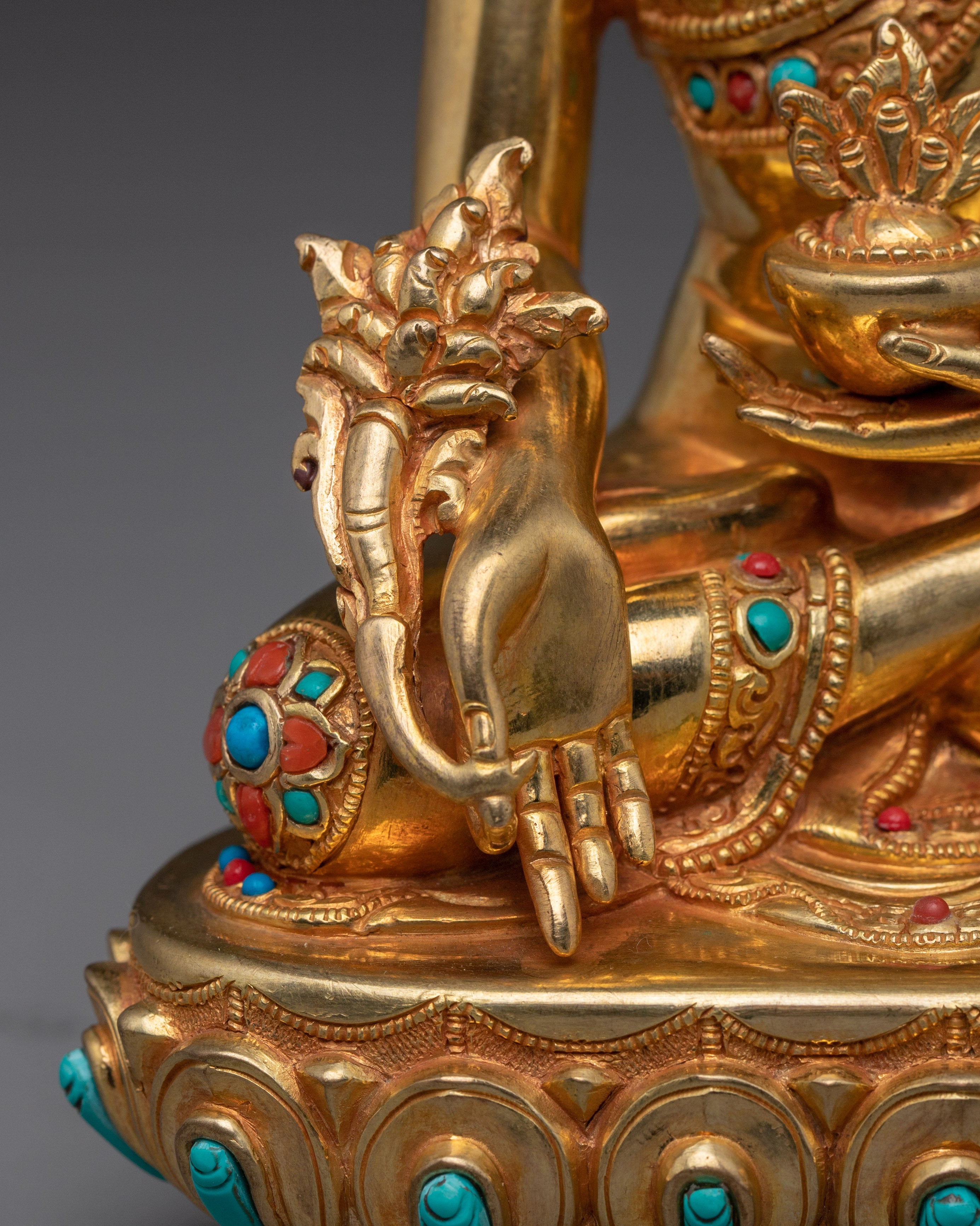 Buddhist Three Buddha Trio | Shakyamuni, Amitabha, Medicine Buddha Statues