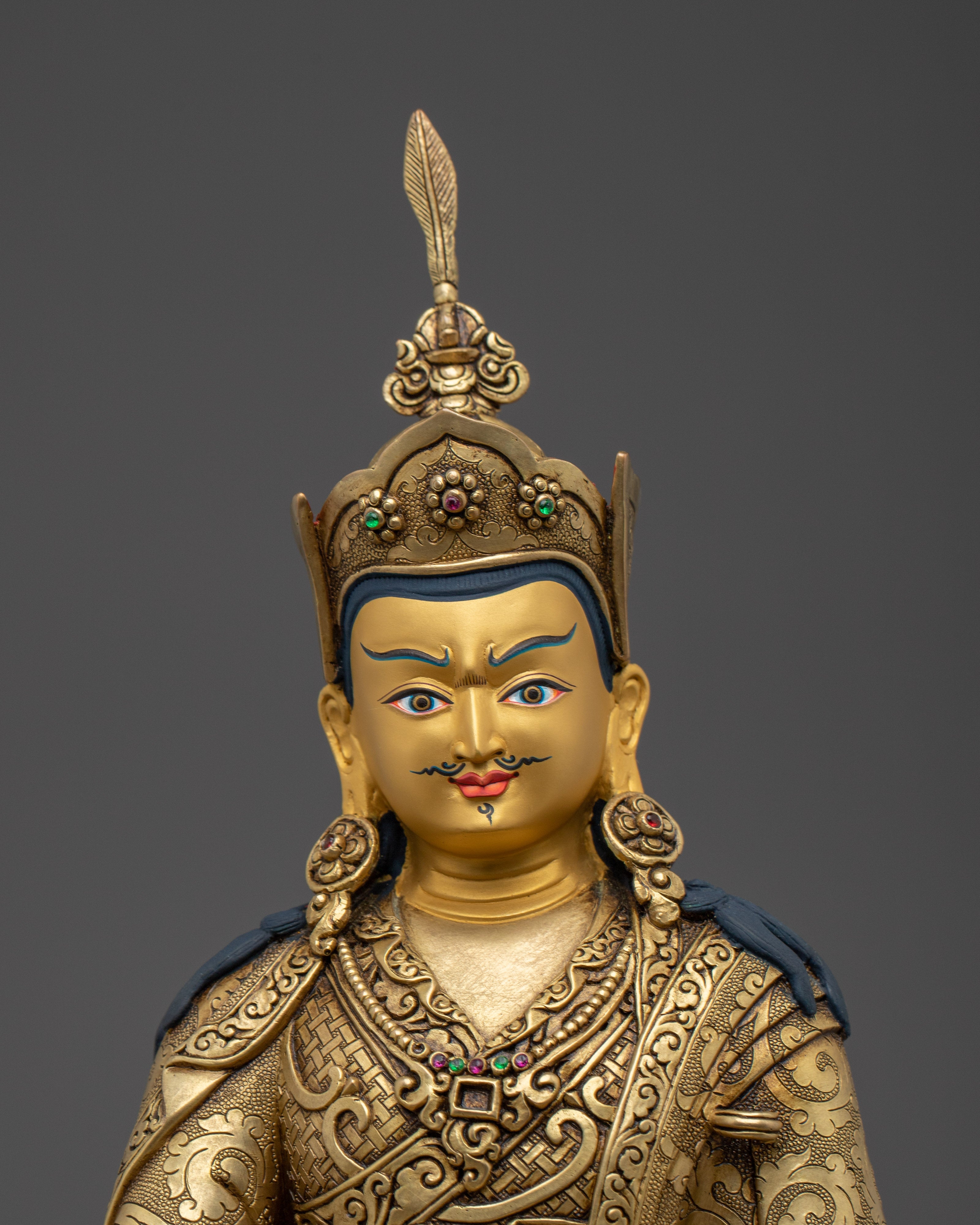 Tibetan Buddhist Art of Guru Rinpoche | Padmasambhava Sculpture