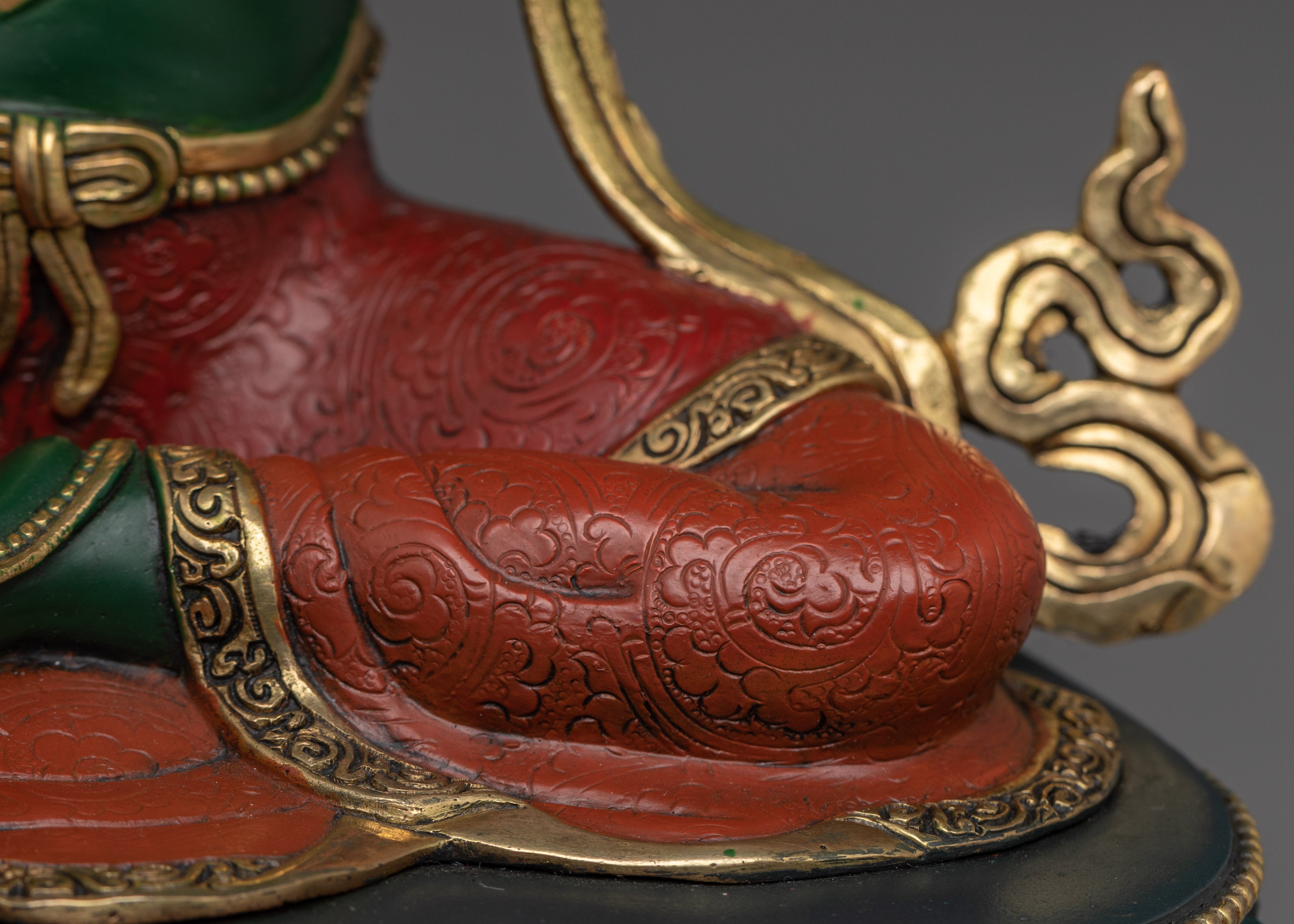 Tibetan Buddhist Goddess Green Tara Statue | Compassionate Deity