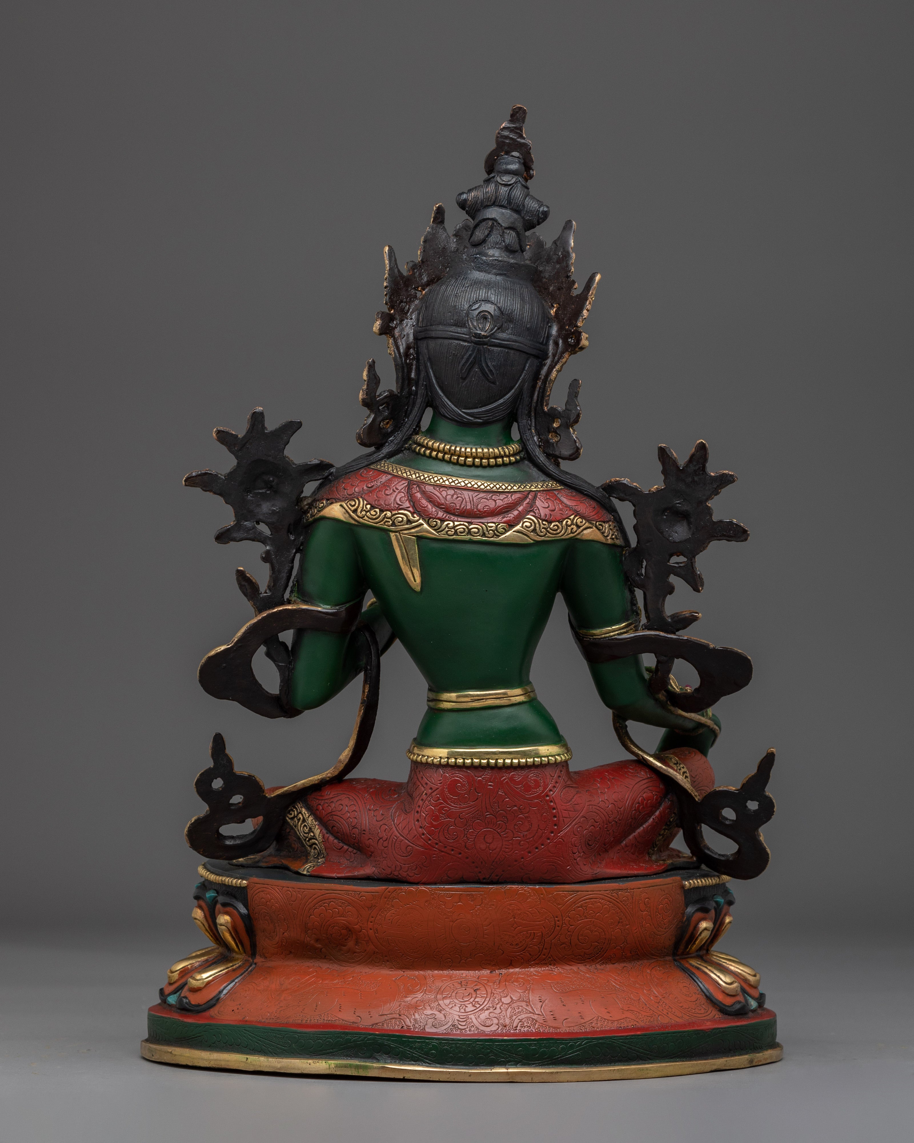 Tibetan Buddhist Goddess Green Tara Statue | Compassionate Deity