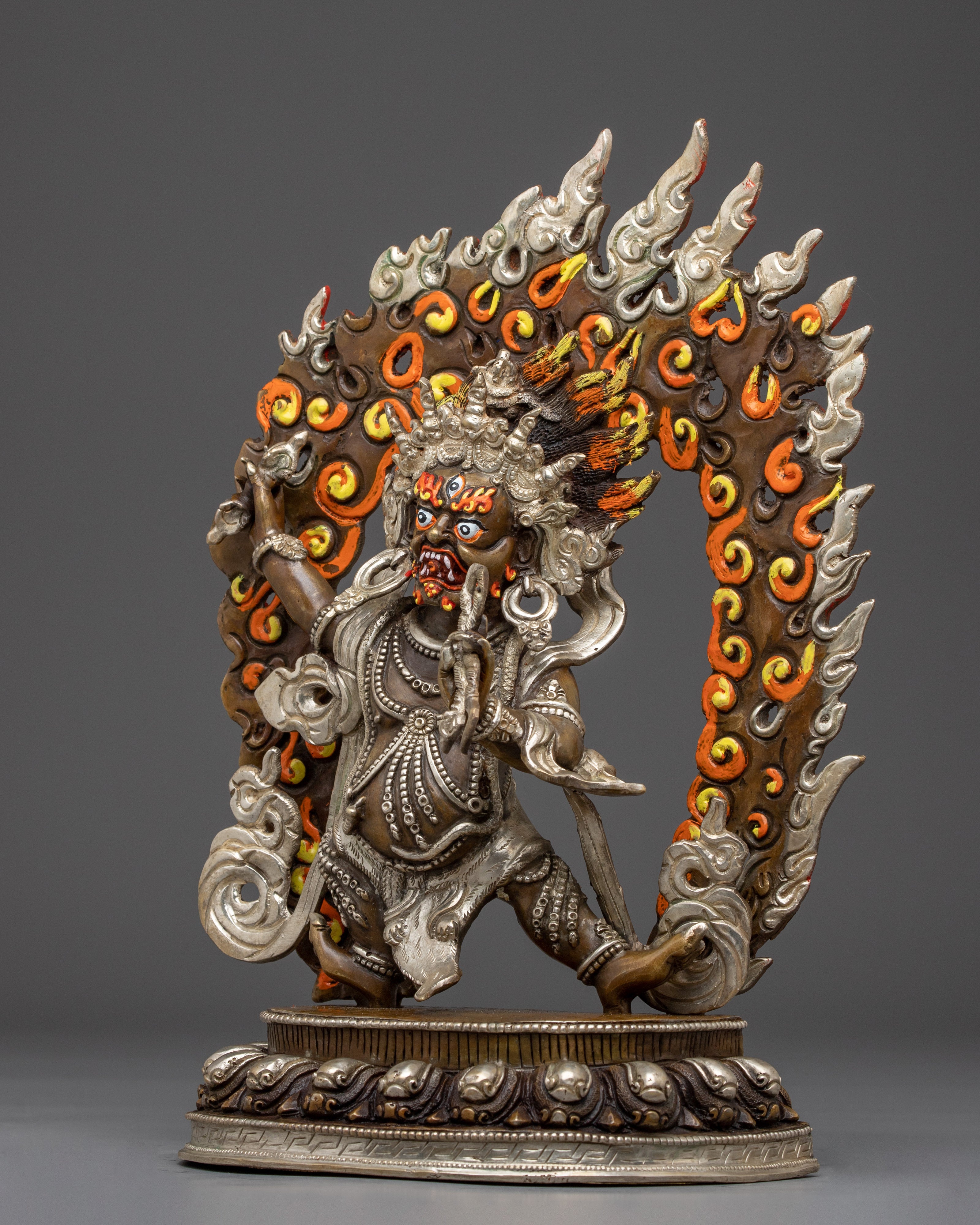Handcrafted Vajrapani Copper Statue | Perfect for Spiritual Practice