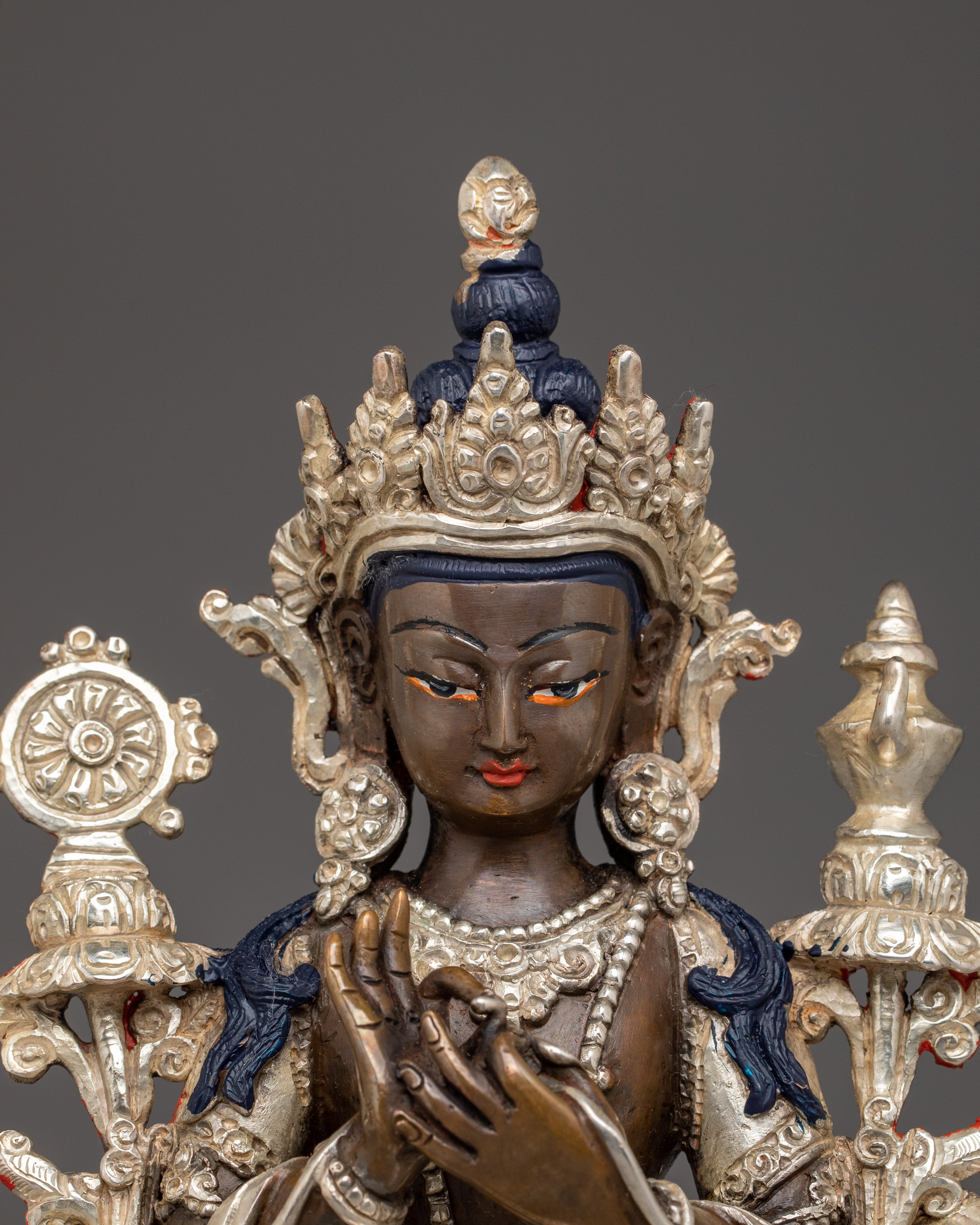 Copper Maitreya Figurine | Loving-Kindness Deity