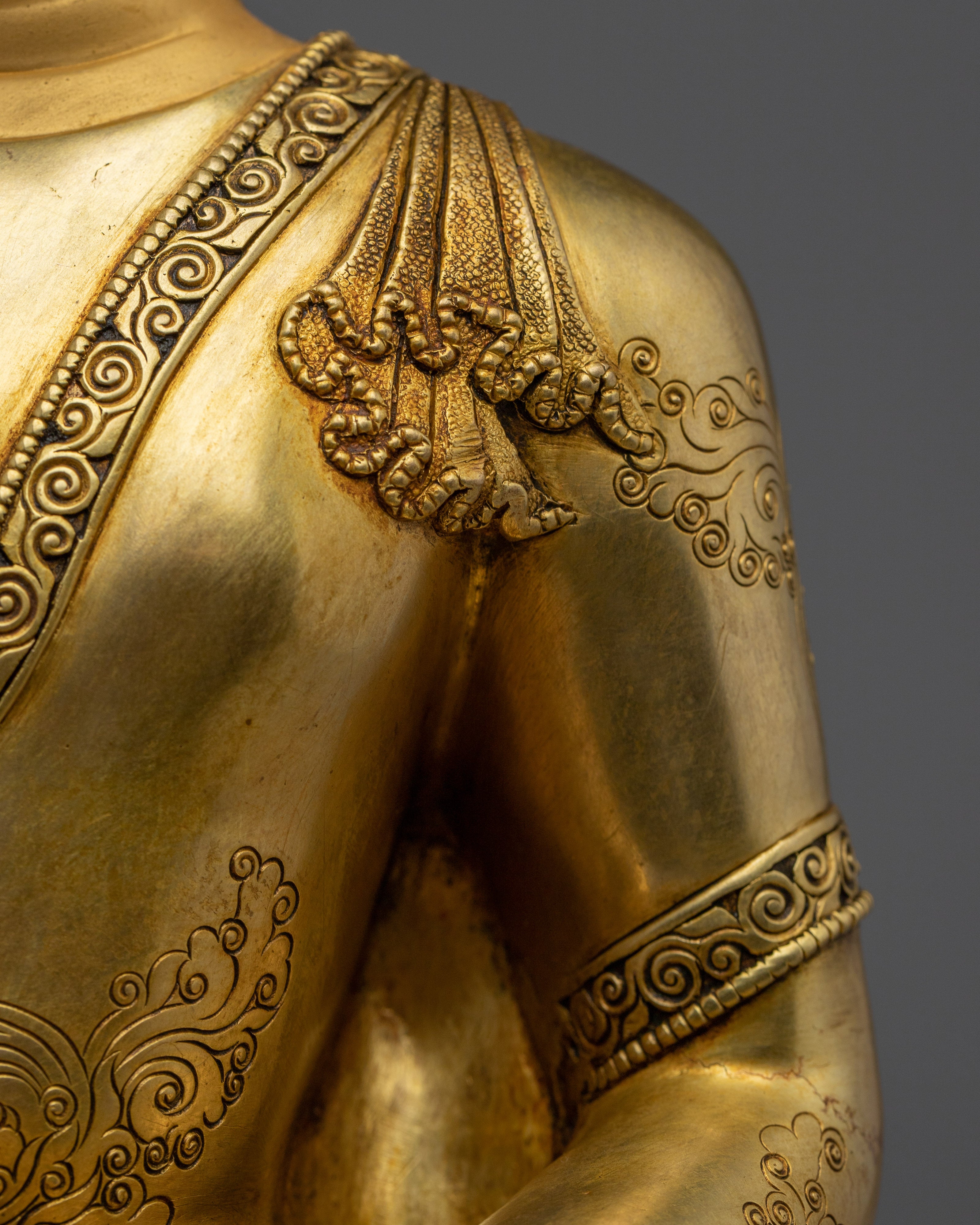 Serene Shakyamuni Buddha Art | Enlightenment Symbol Gautama Buddha