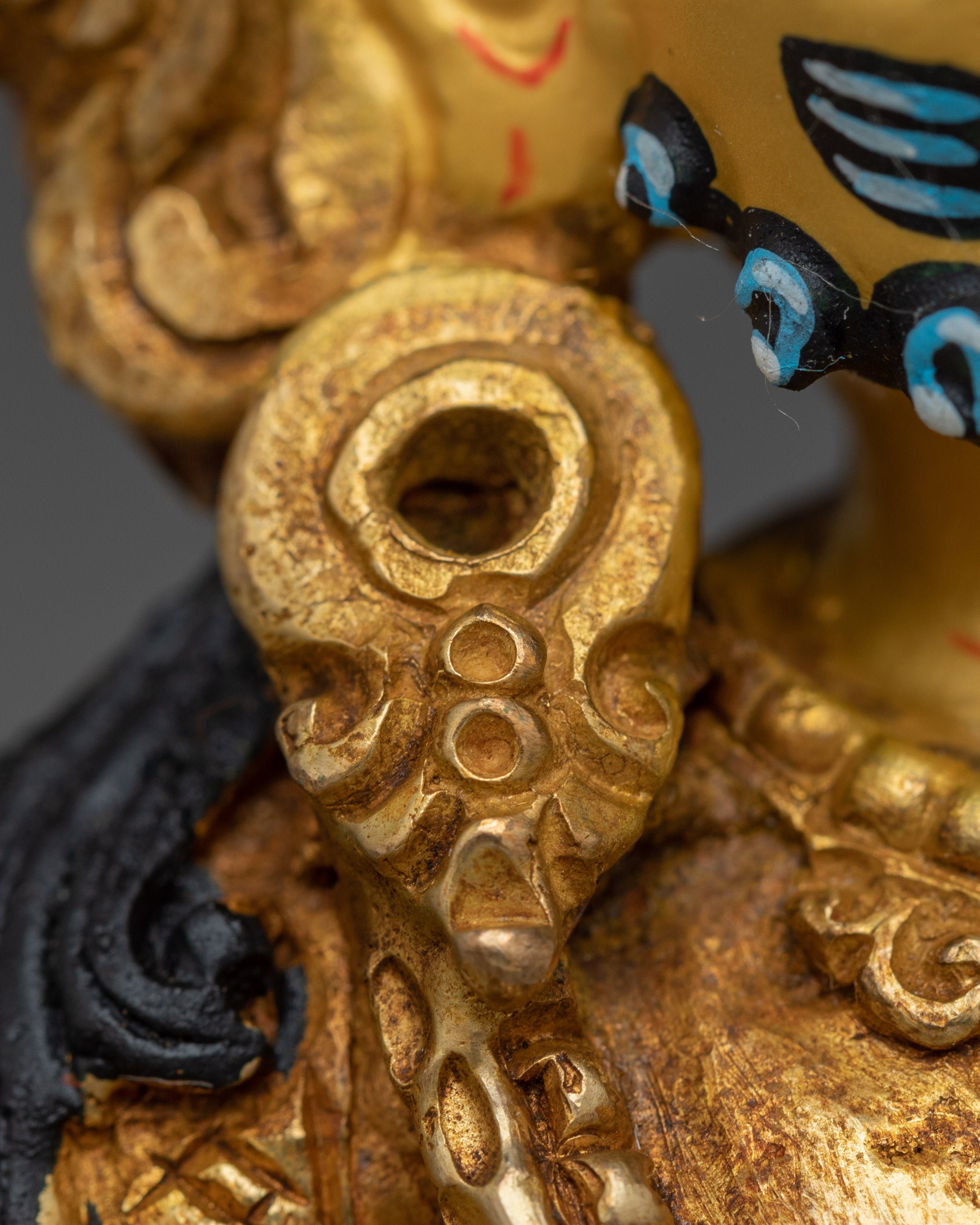 Spiritual Dzambhala Gold Gilded Statue | A Symbol of Prosperity and Abundance