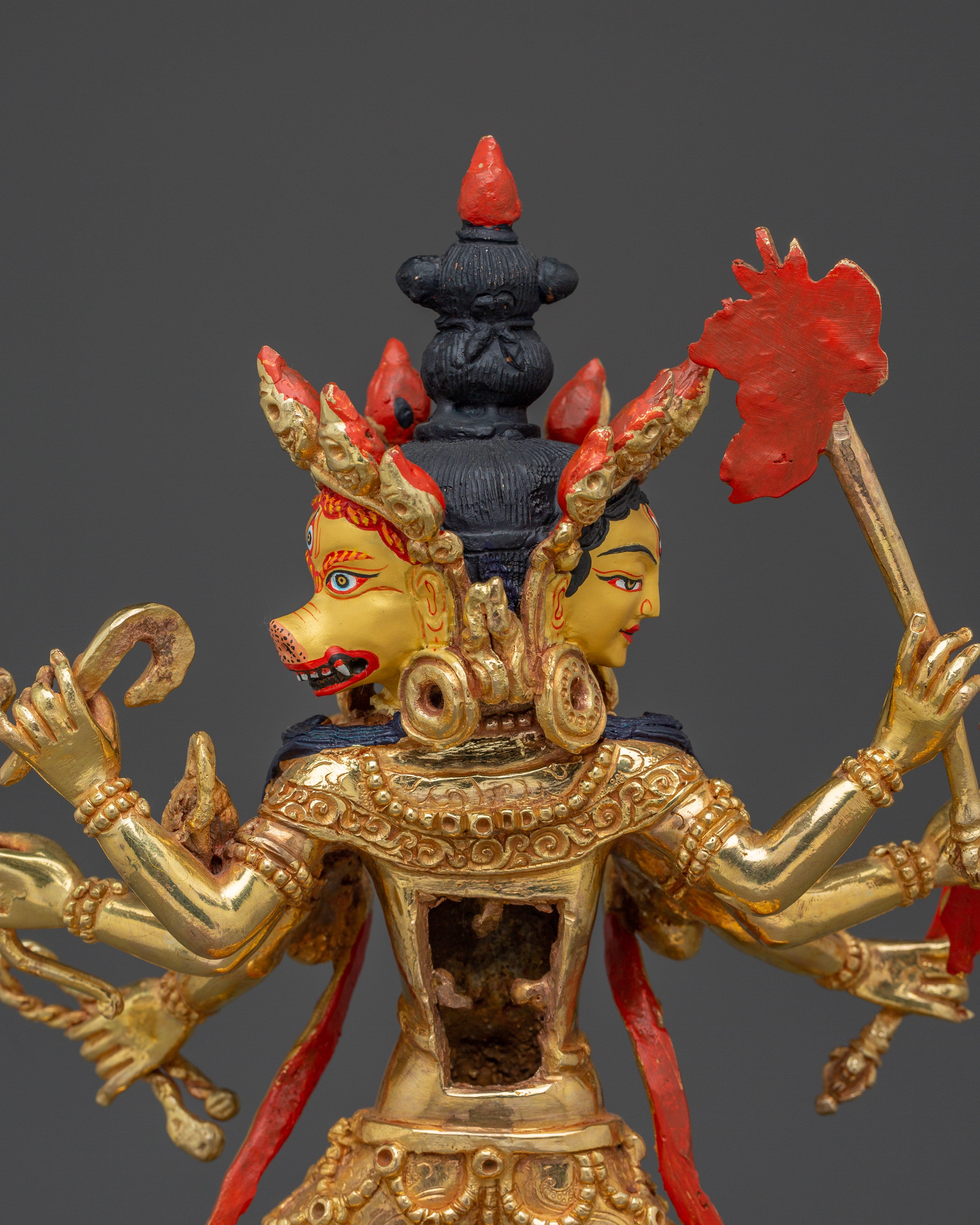 Handcrafted Marichi Gold Gilded Statue | Protector and Symbol of Enlightenment