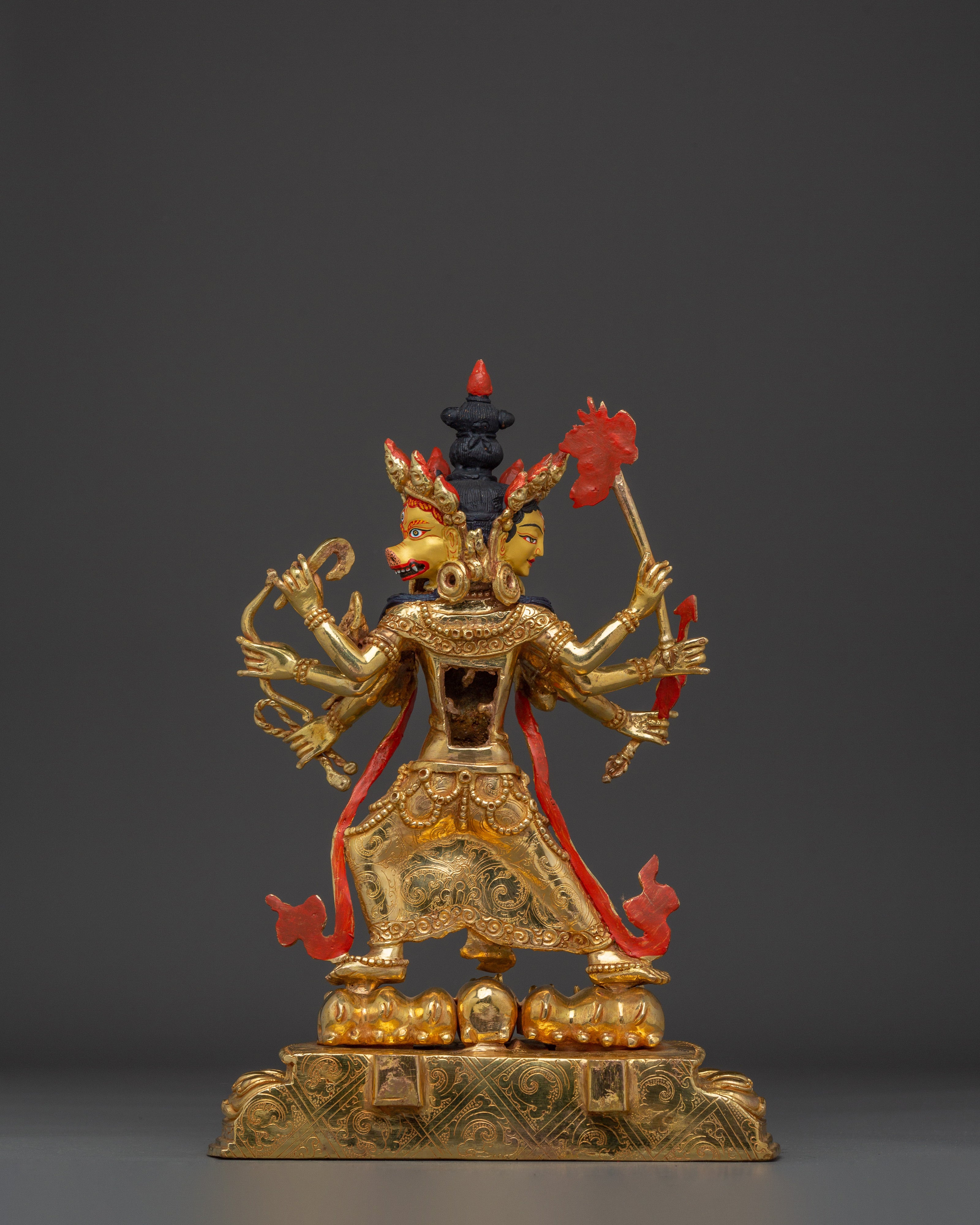 Handcrafted Marichi Gold Gilded Statue | Protector and Symbol of Enlightenment