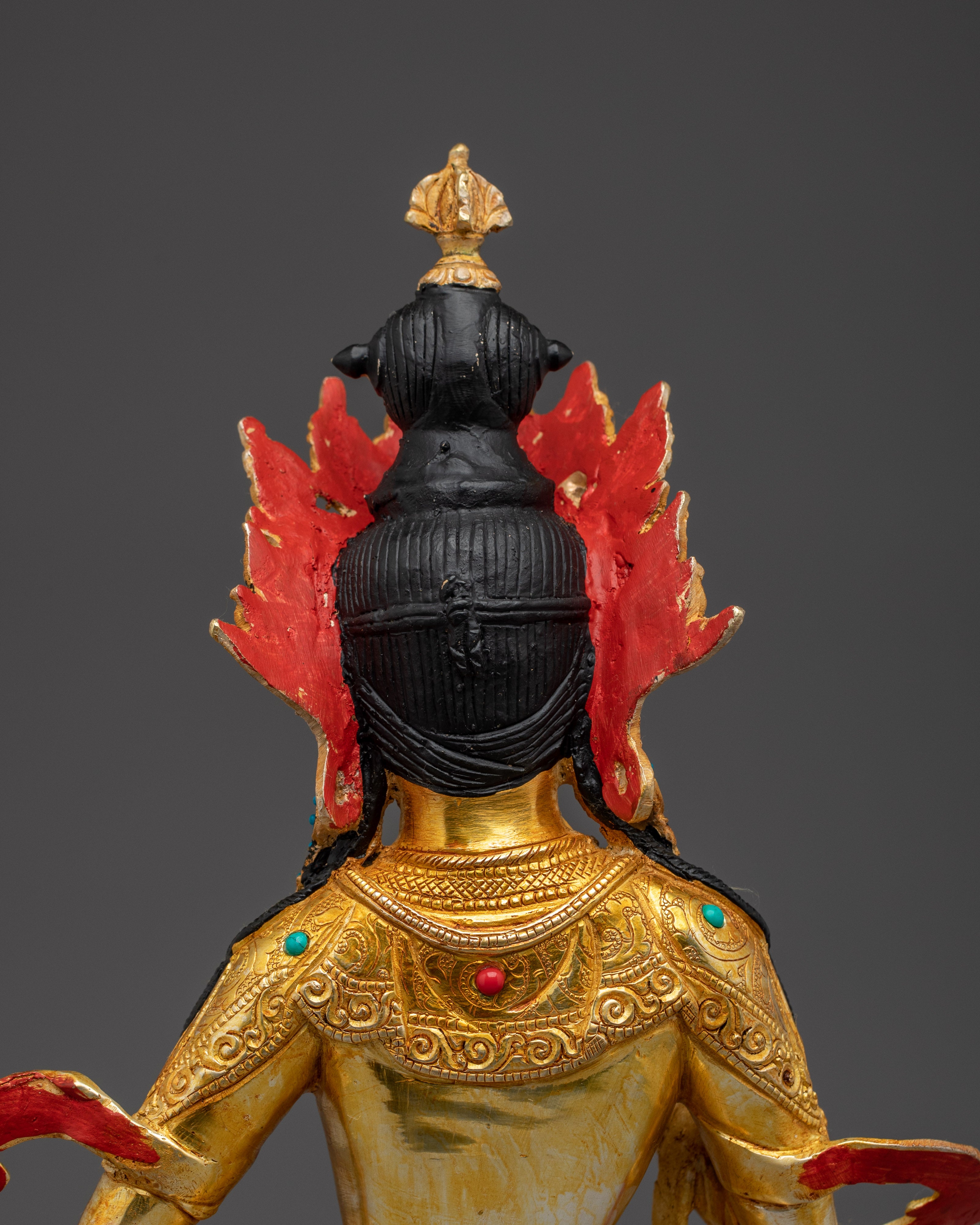 Golden Dorje Sempa Statue | Vajrasattva - Buddhist Purification Deity