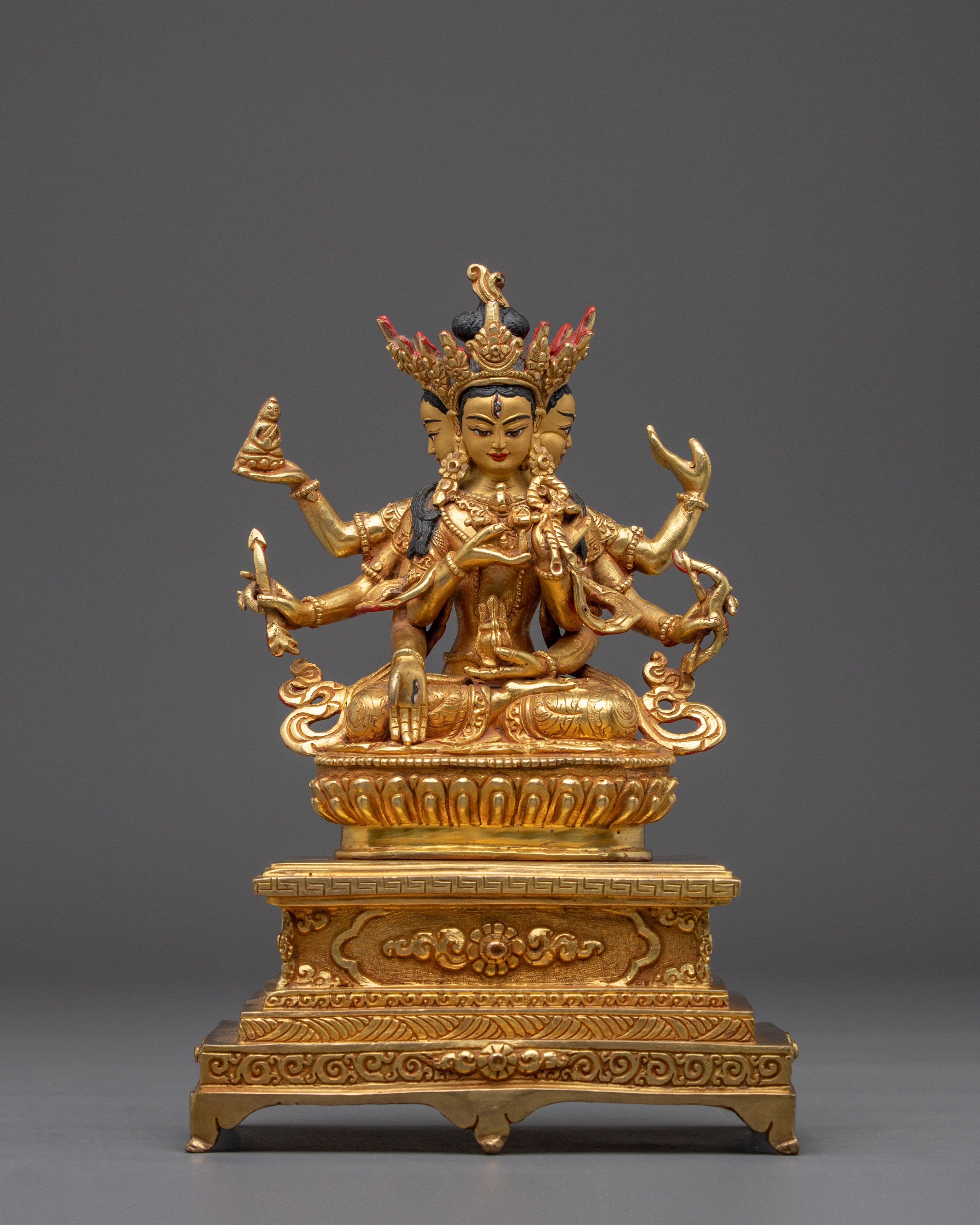Namgyalma on Throne Statue | Long-life Deity