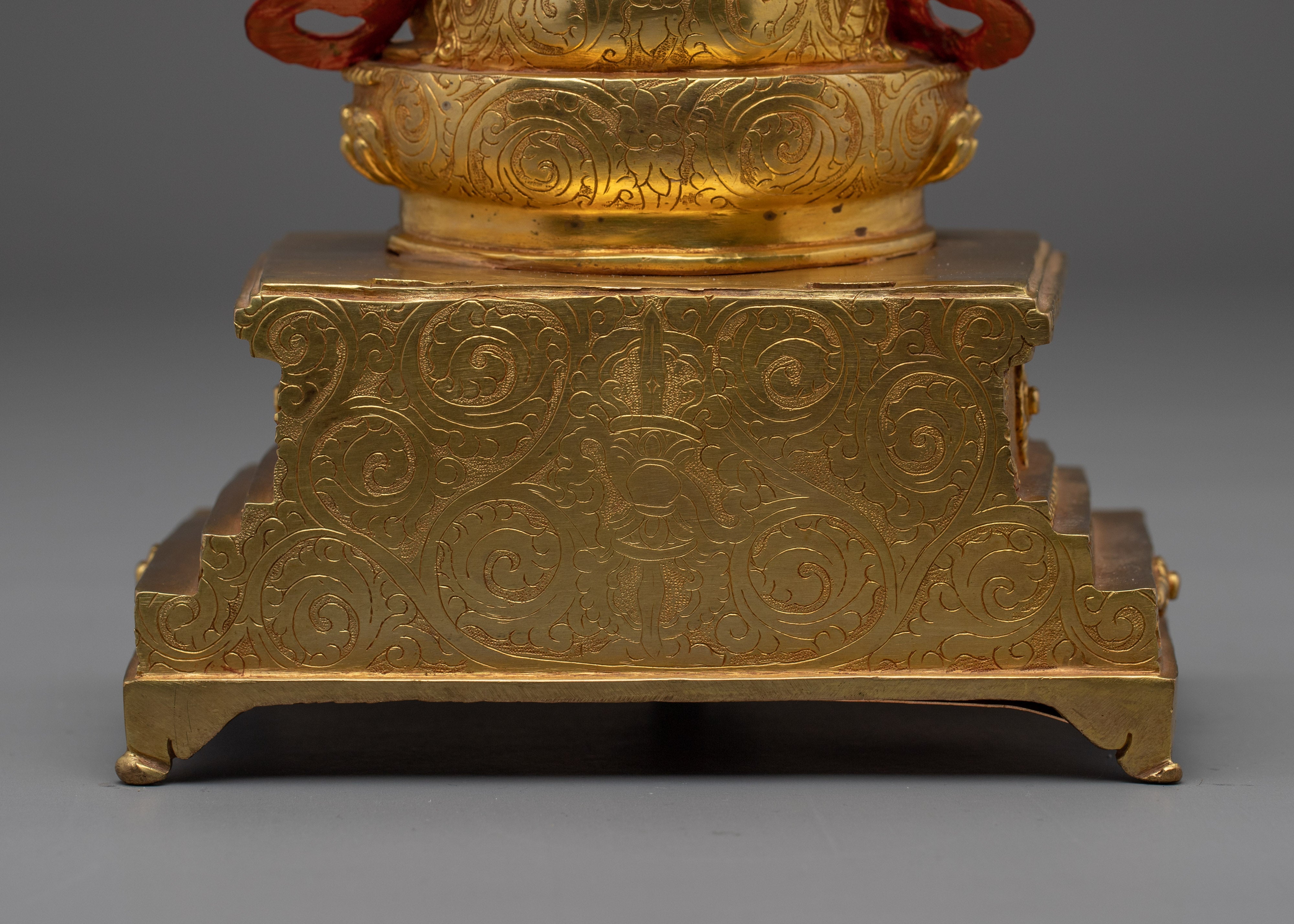 Namgyalma on Throne Statue | Long-life Deity