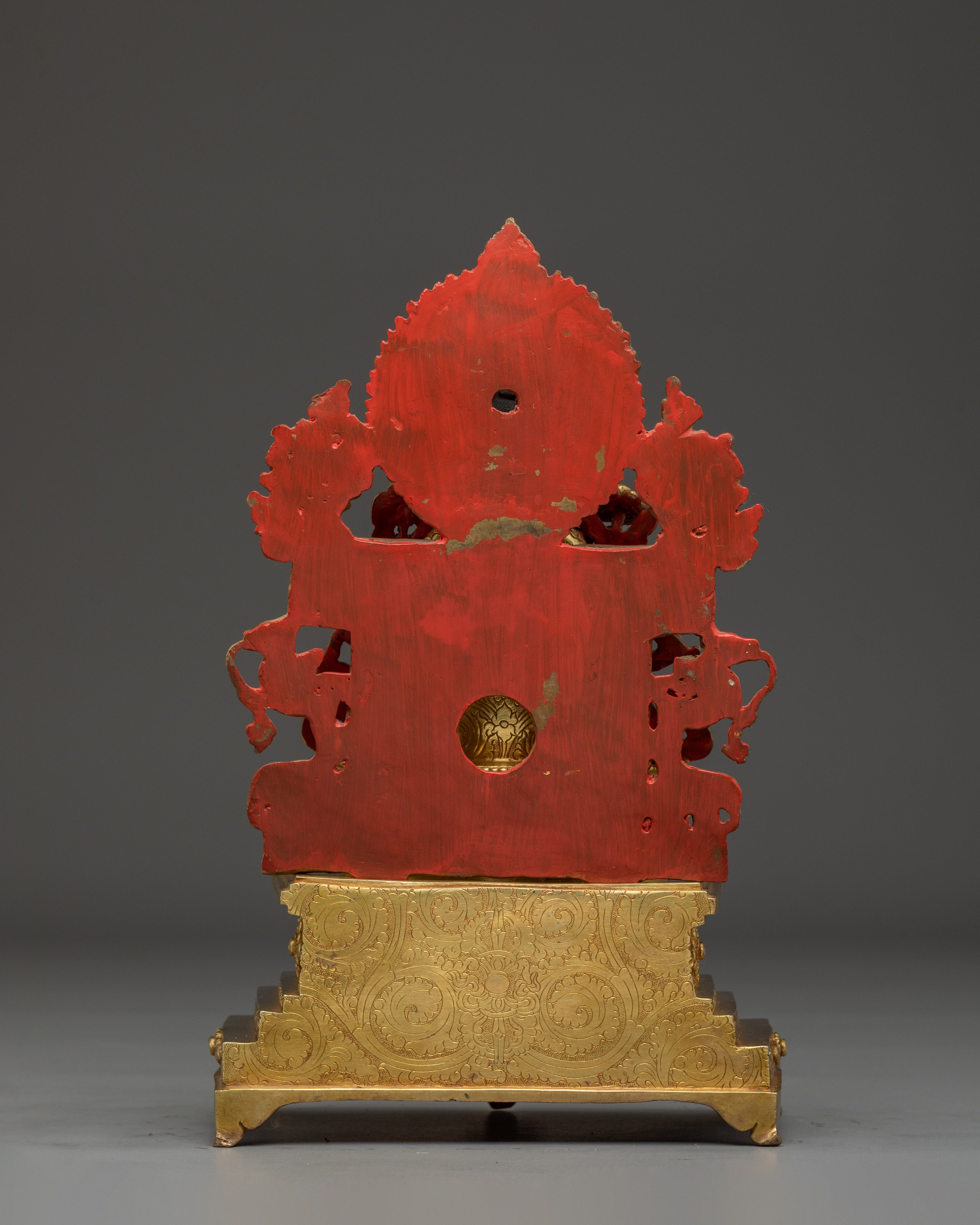 White Tara Radiant Statue | Sita Tara in Throne - Tibetan Healing Deity