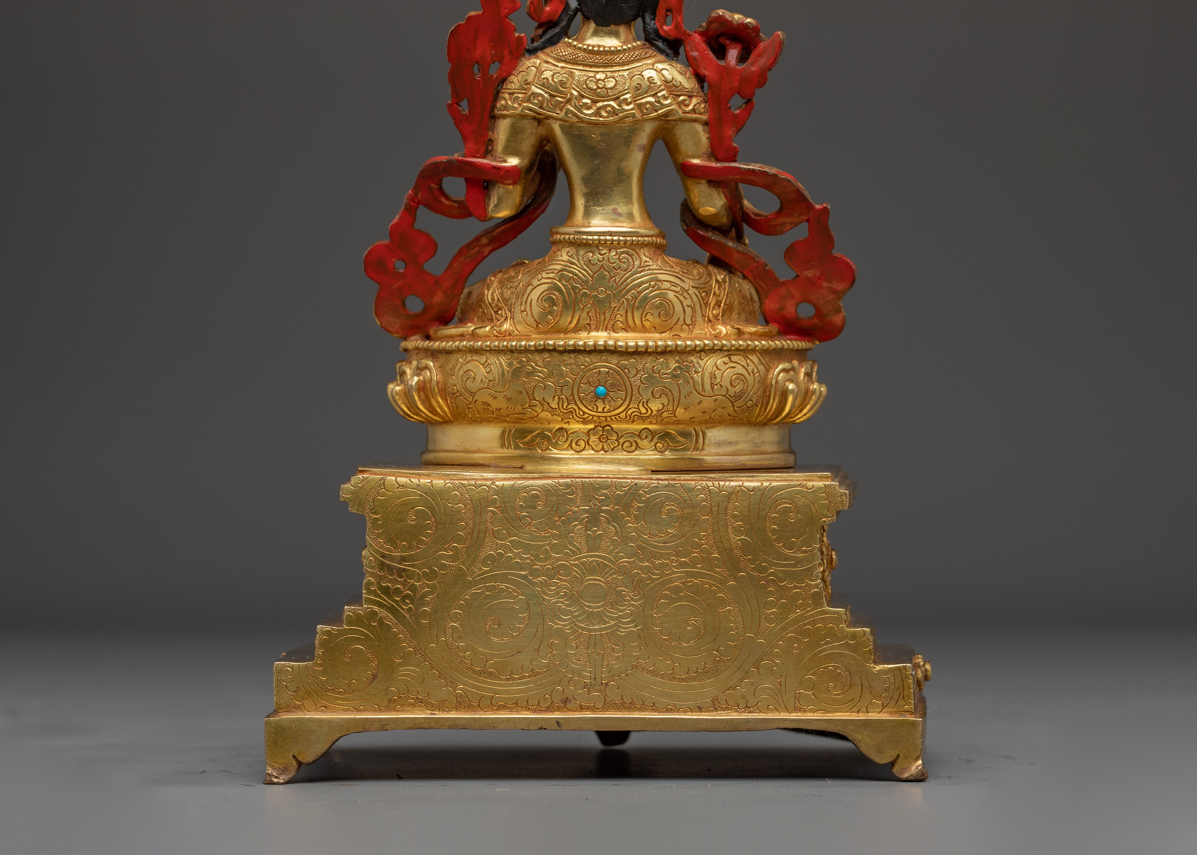 White Tara Radiant Statue | Sita Tara in Throne - Tibetan Healing Deity