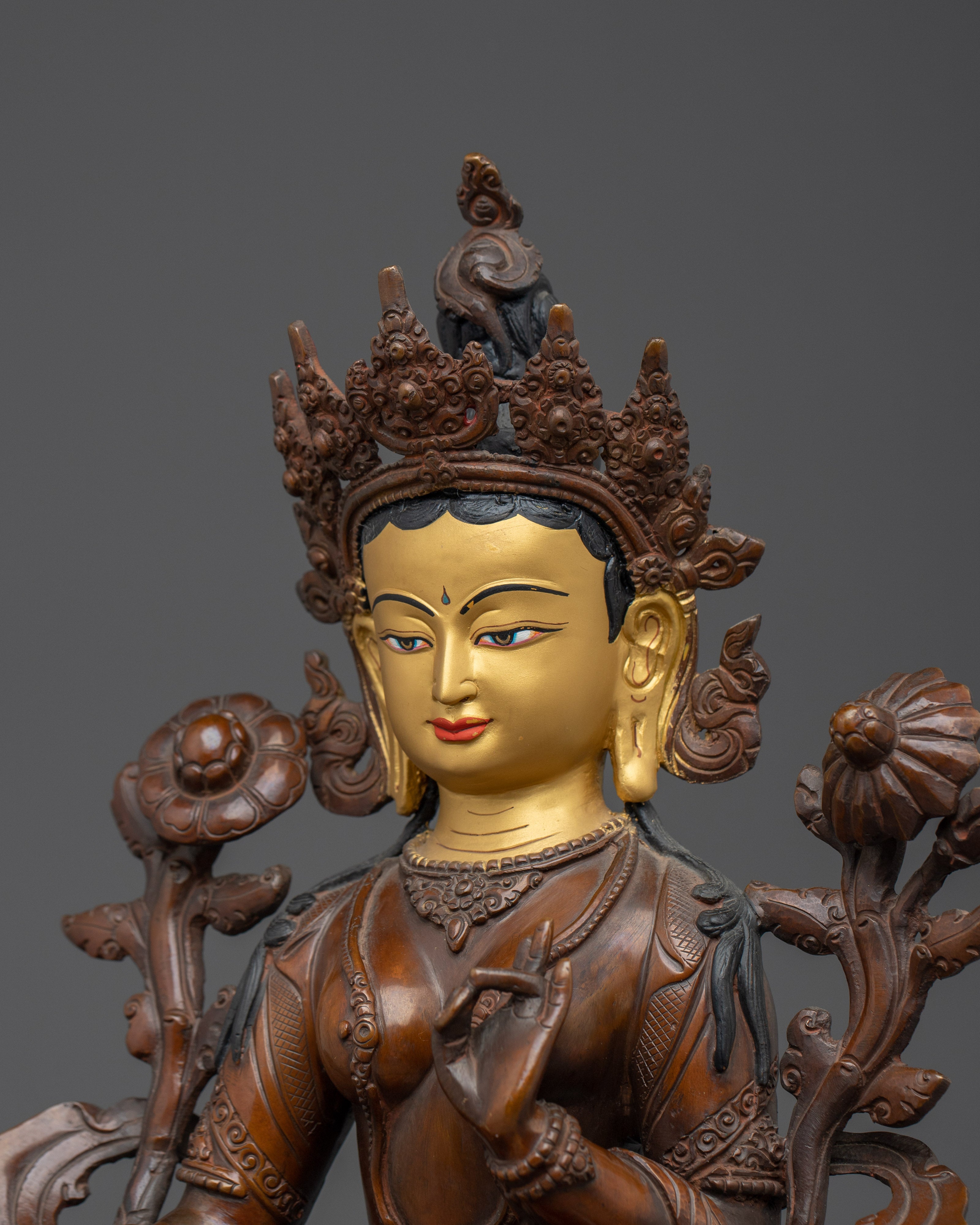Female Enlightenment Deity Green Tara Art | Mother of All Buddhas