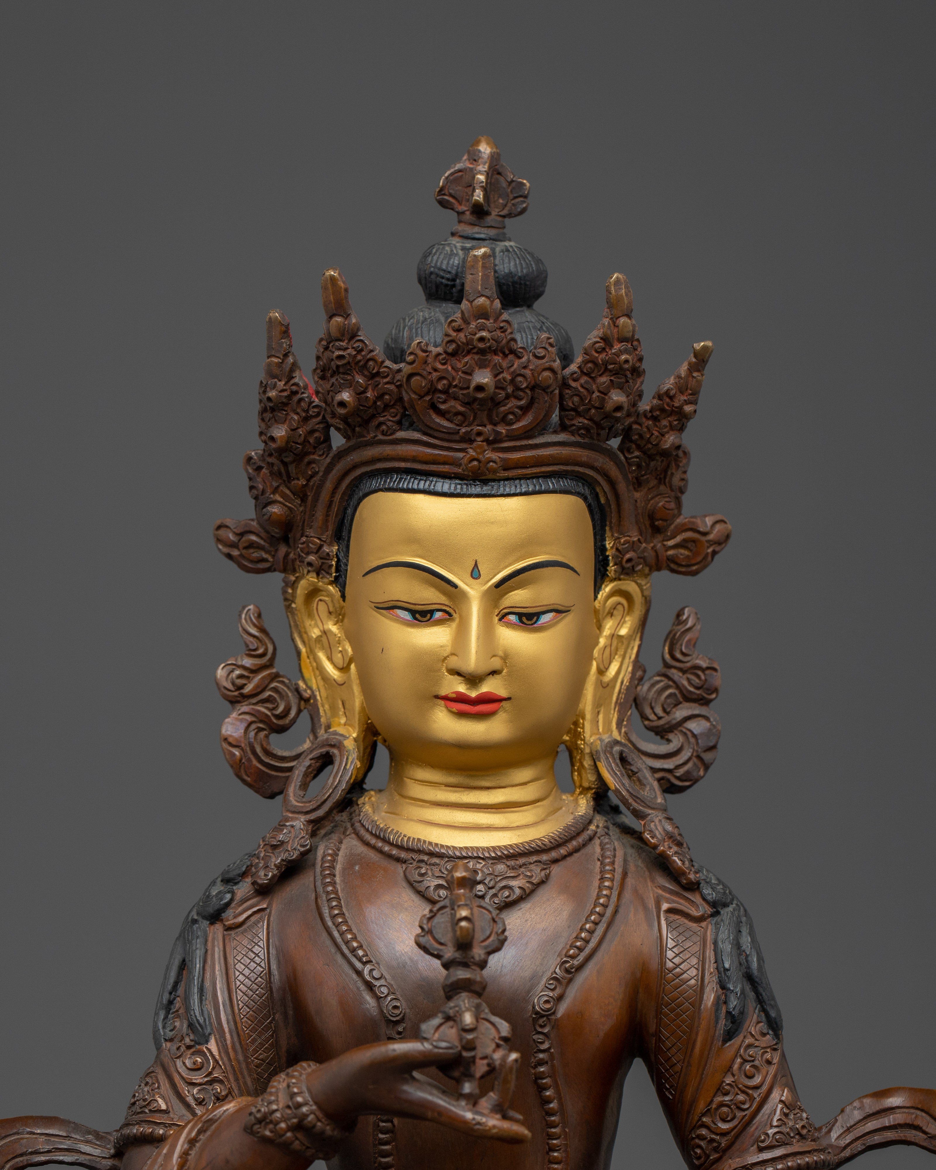 Handmade Artwork of Himalayan Deity Vajrasattva | The Deity of Purification