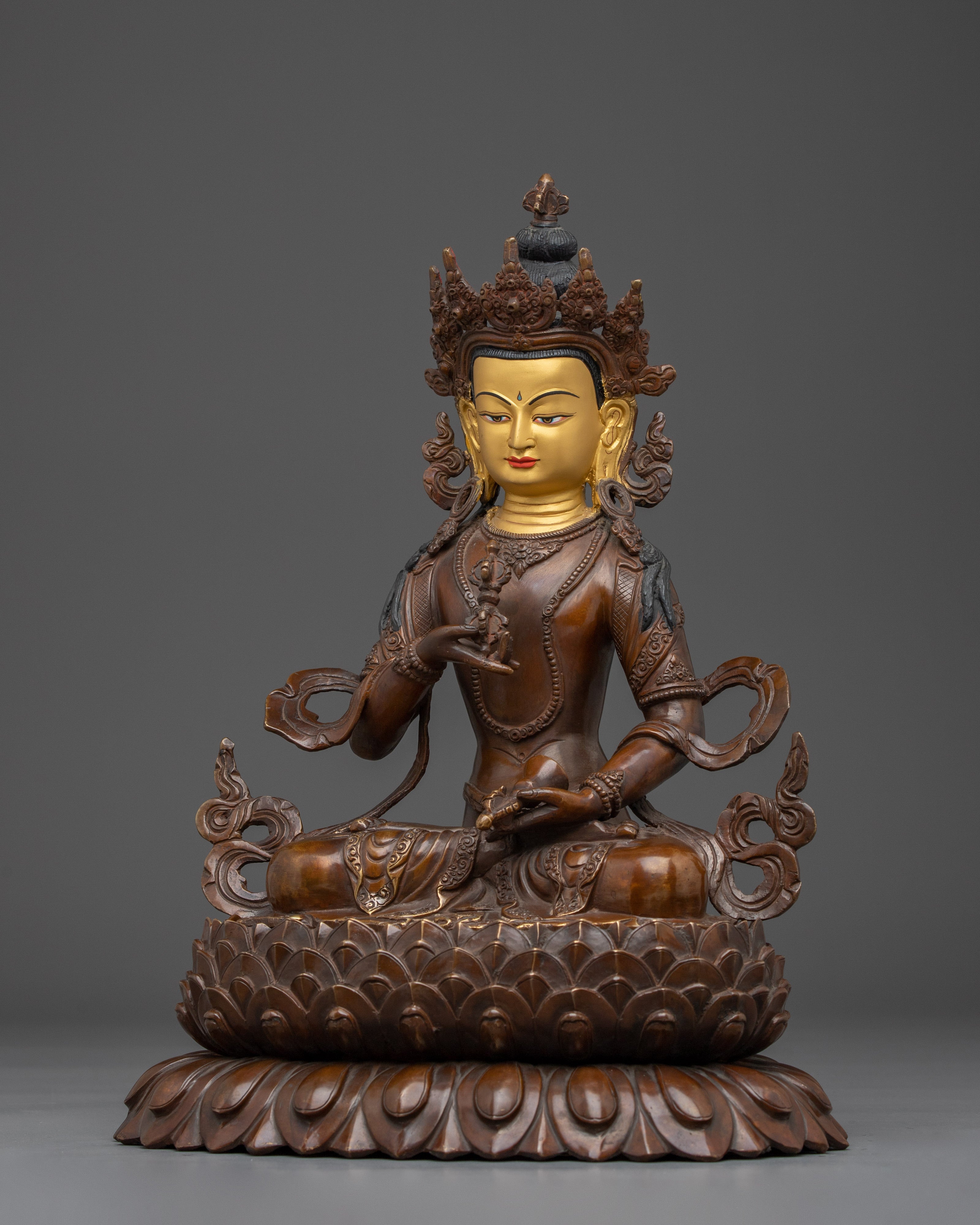 Handmade Artwork of Himalayan Deity Vajrasattva | The Deity of Purification