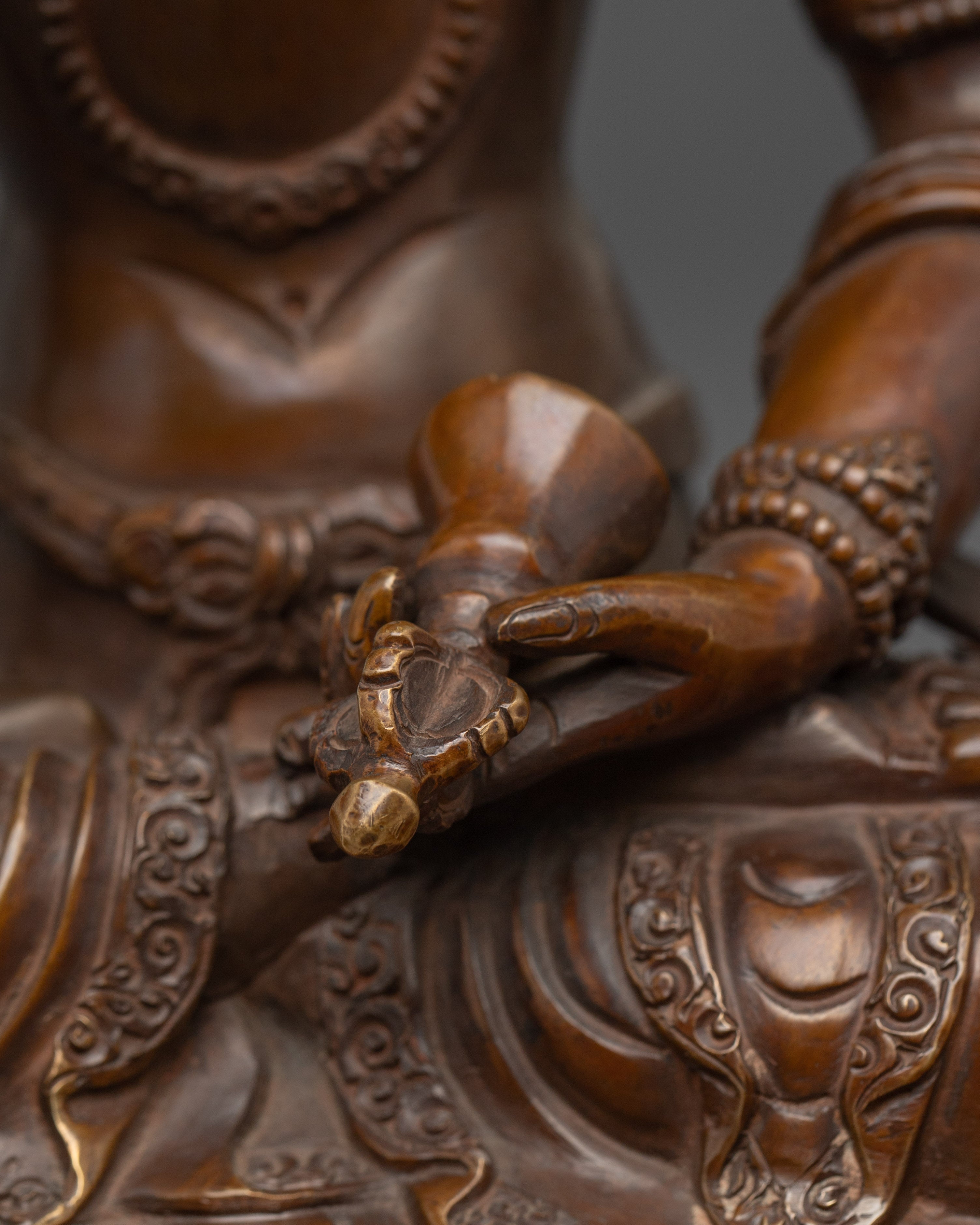 Handmade Artwork of Himalayan Deity Vajrasattva | The Deity of Purification