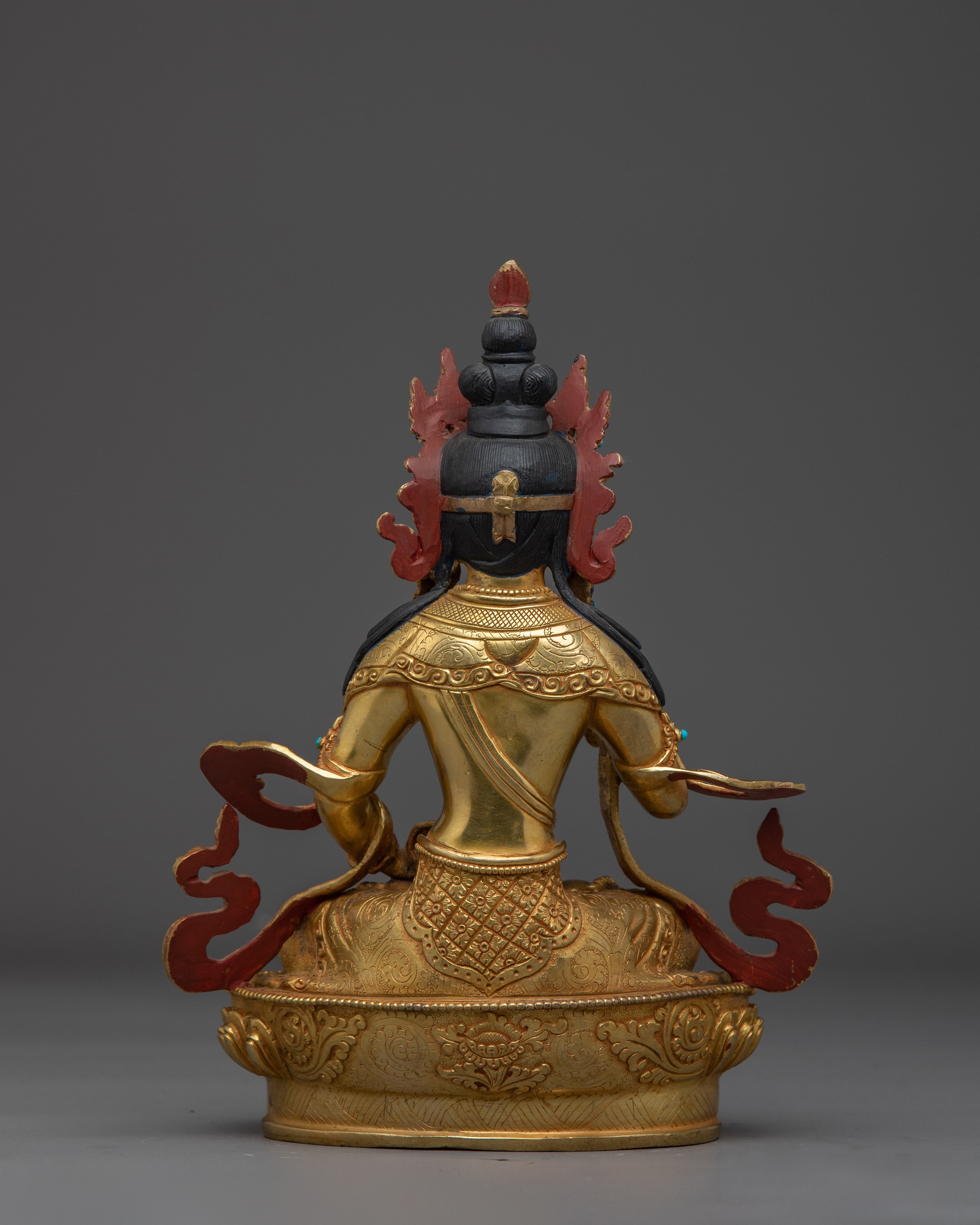 Golden Dorje Sempa Statue | Vajrasattva - Embodiment of Purity