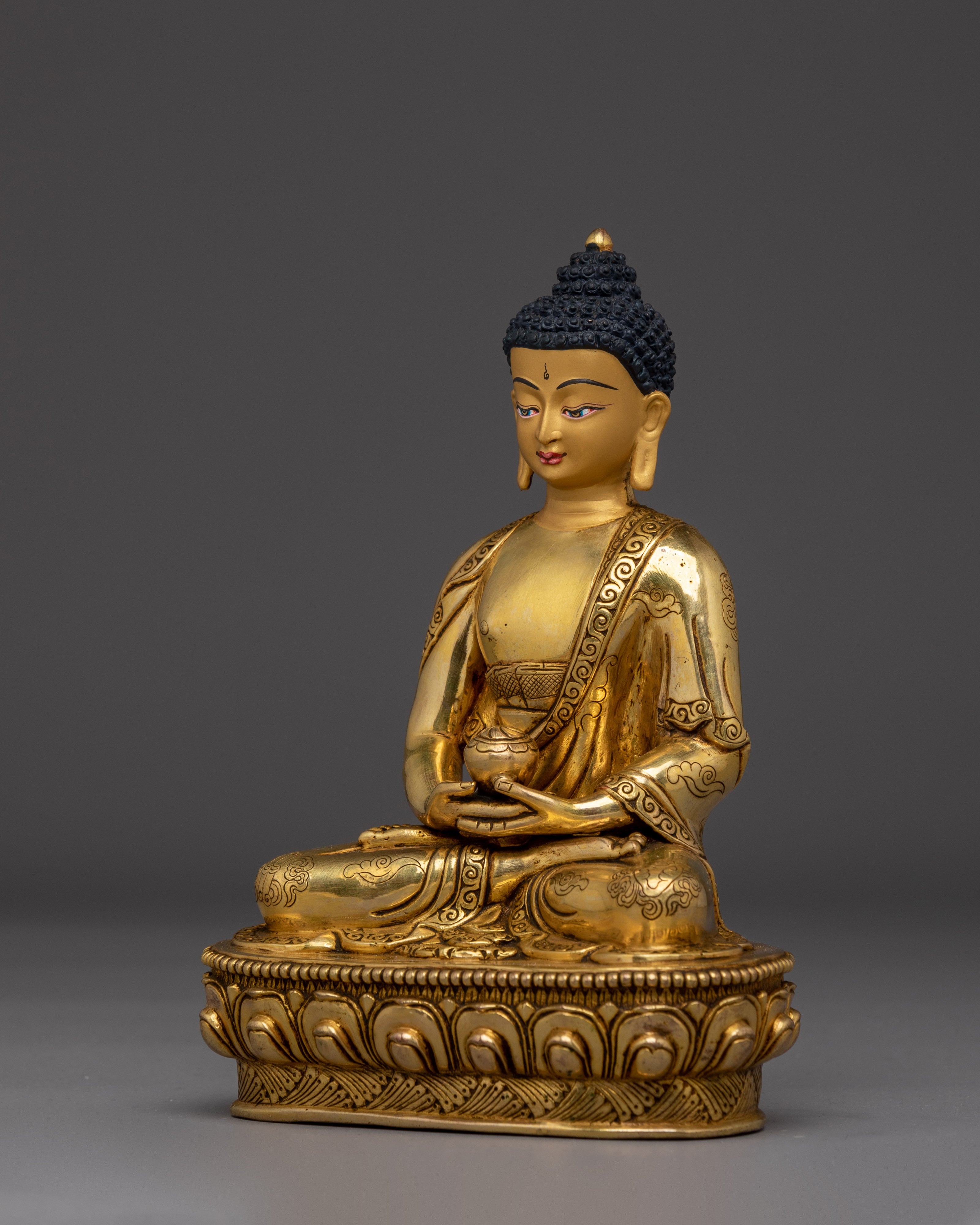 Handcrafted Vajrayana Art of Amitabha Buddha | Buddha of Infinite Light