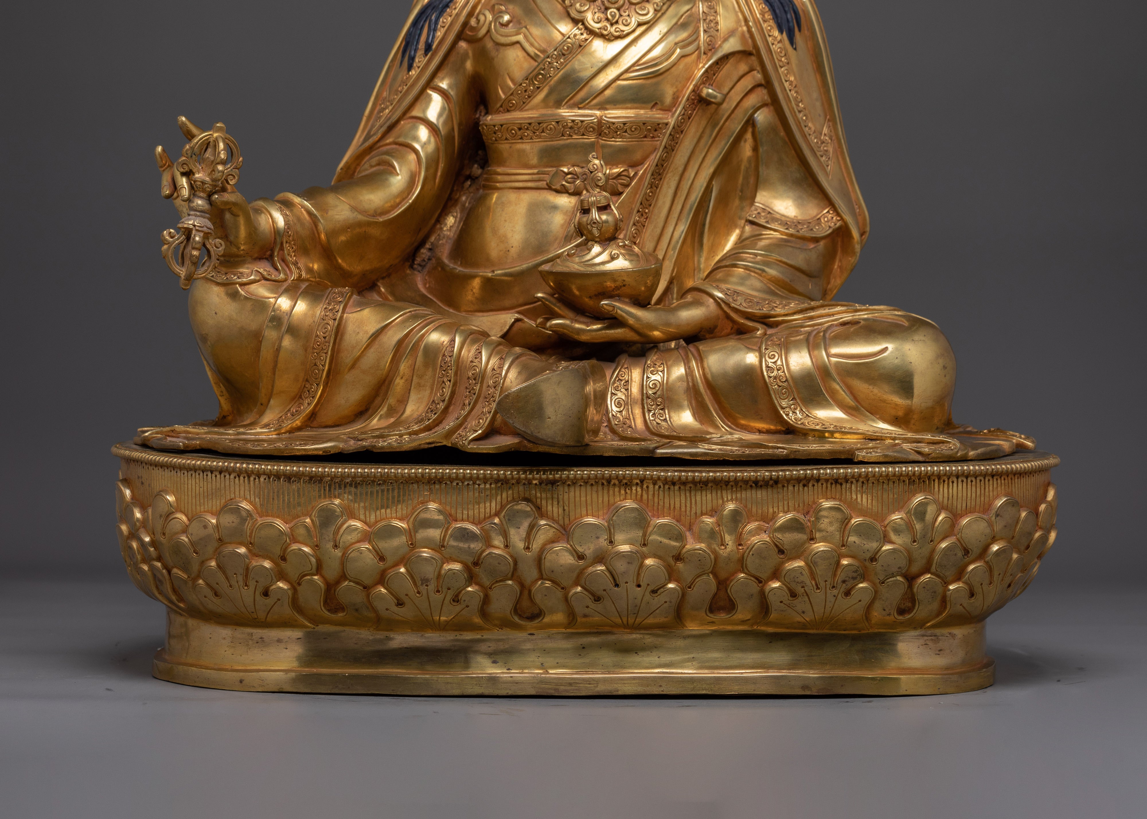 Spiritual Protector Guru Rinpoche Figurine | The Tantric Sage of Himalayan Buddhism