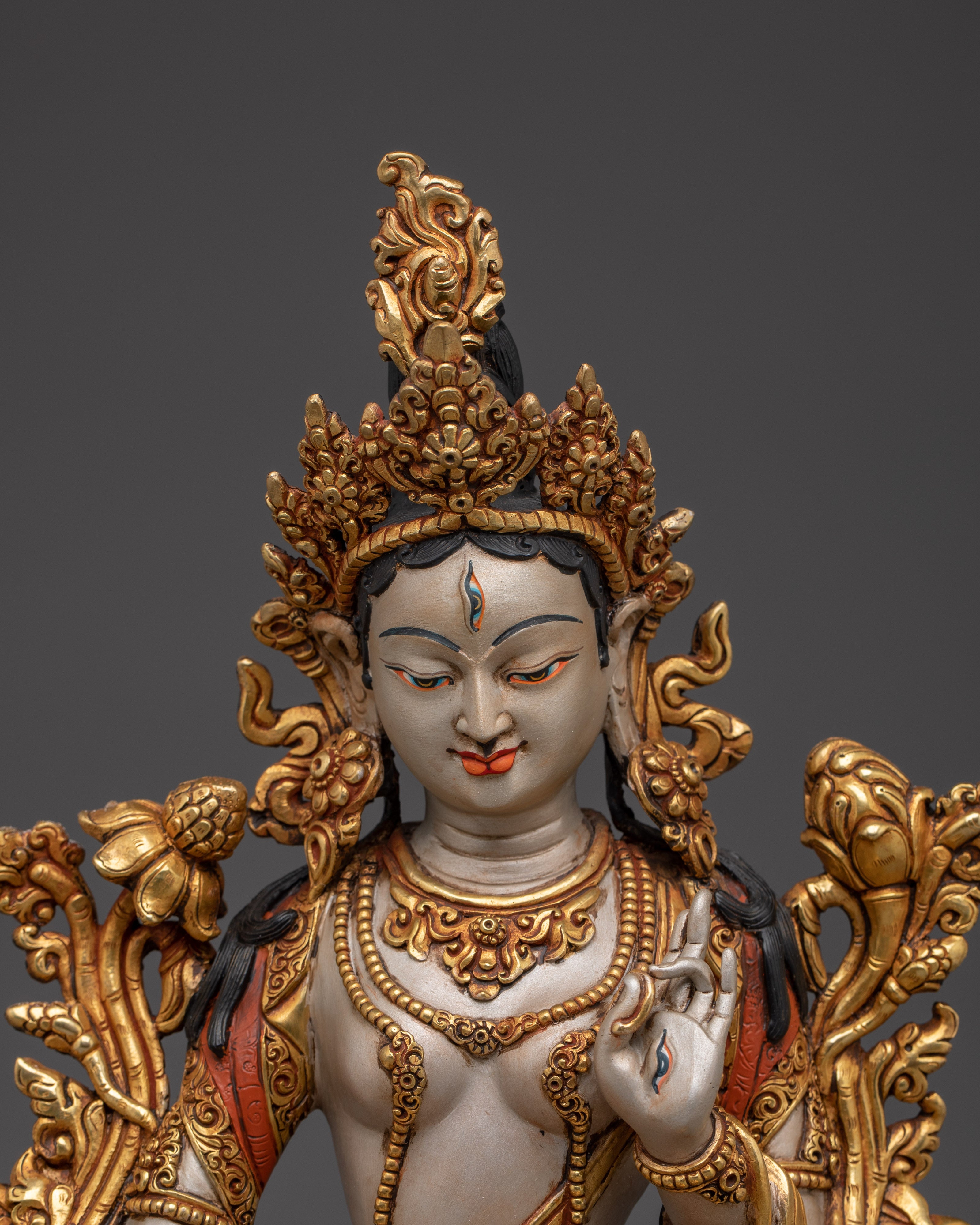 Healing Deity Sita Tara Handmade Statue | Buddhist Spiritual Decor