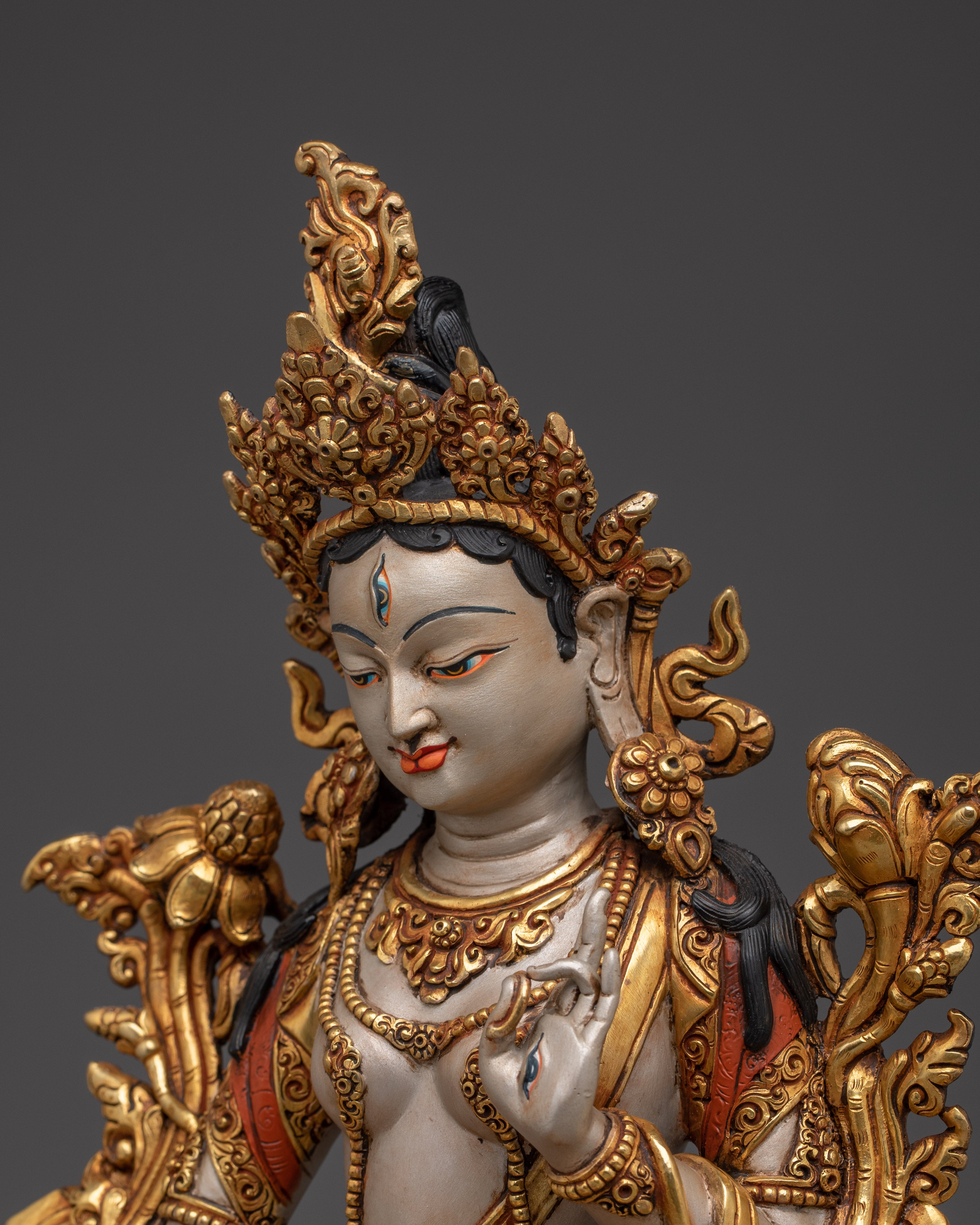 Healing Deity Sita Tara Handmade Statue | Buddhist Spiritual Decor